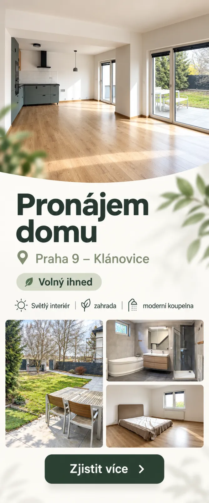 Banner Smidarská 605, Praha 9 - Klánovice