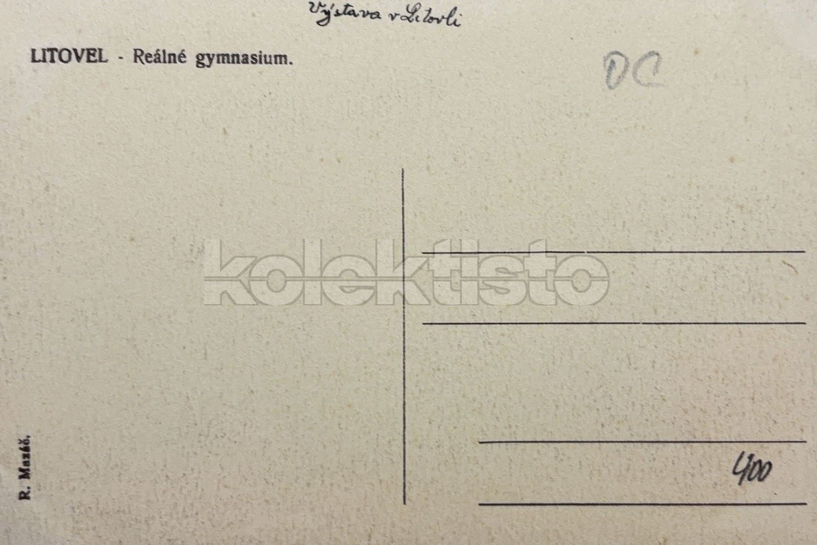 400 Kč OL Pohlednice Litovel, CZE145747