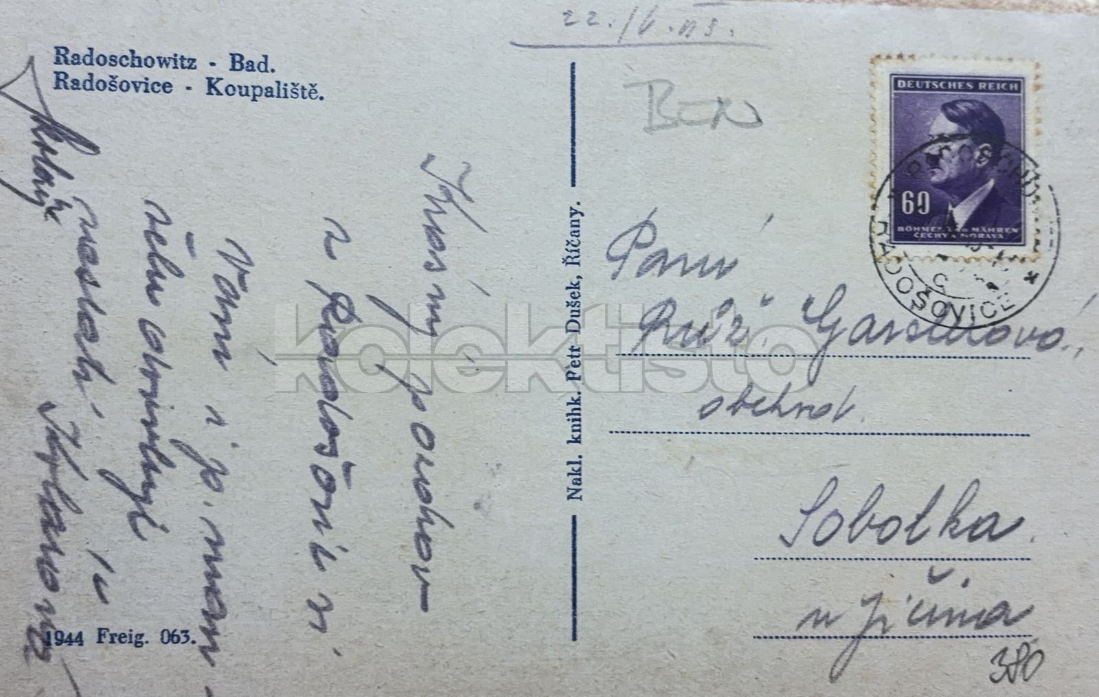 380 Kč ABV Pohlednice Říčany-Radošovice PLOVÁRNY, CZE145751
