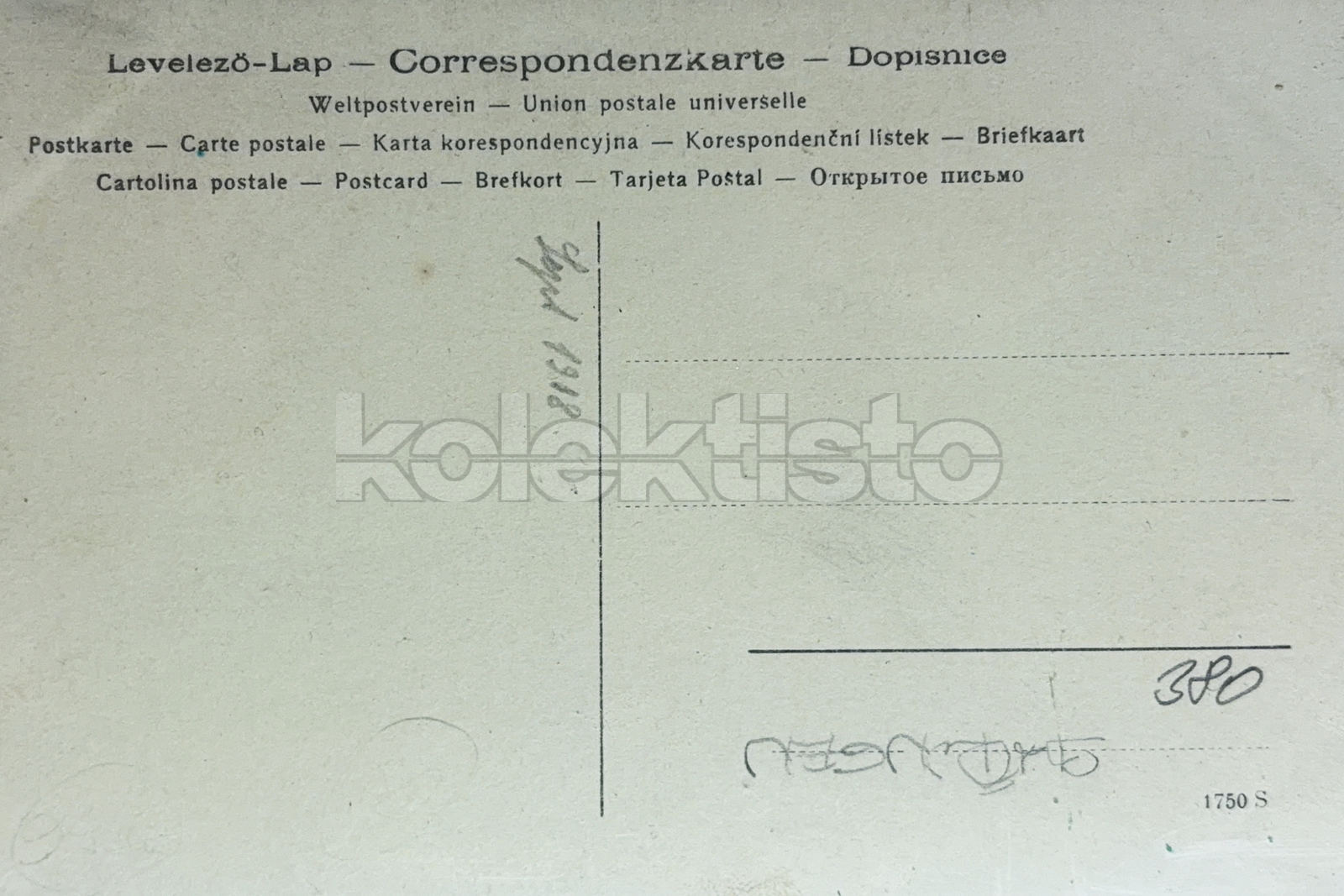 380 Kč KV Pohlednice Pernink, CZE145759