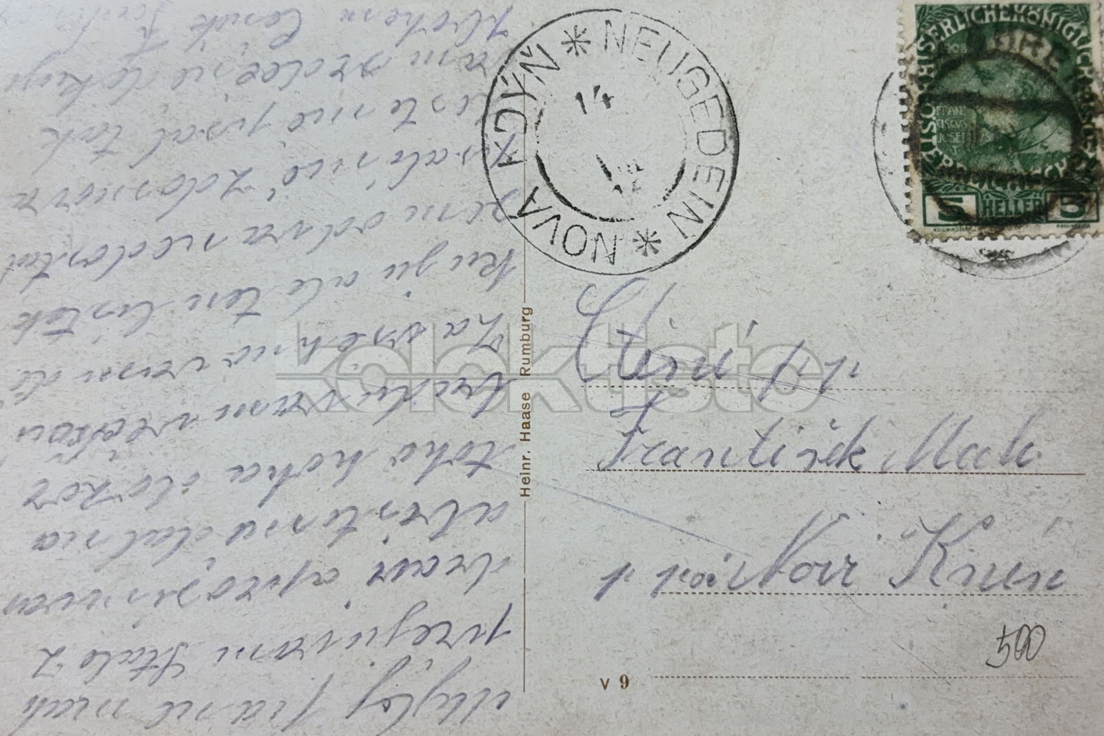 500 Kč DC Pohlednice Rumburk, CZE145775