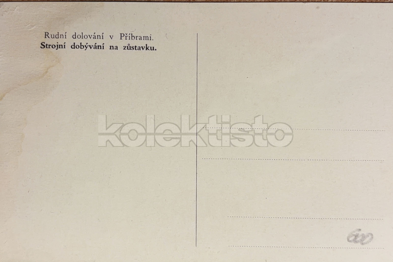 600 Kč PB Pohlednice Příbram HORNÍCI, CZE145785