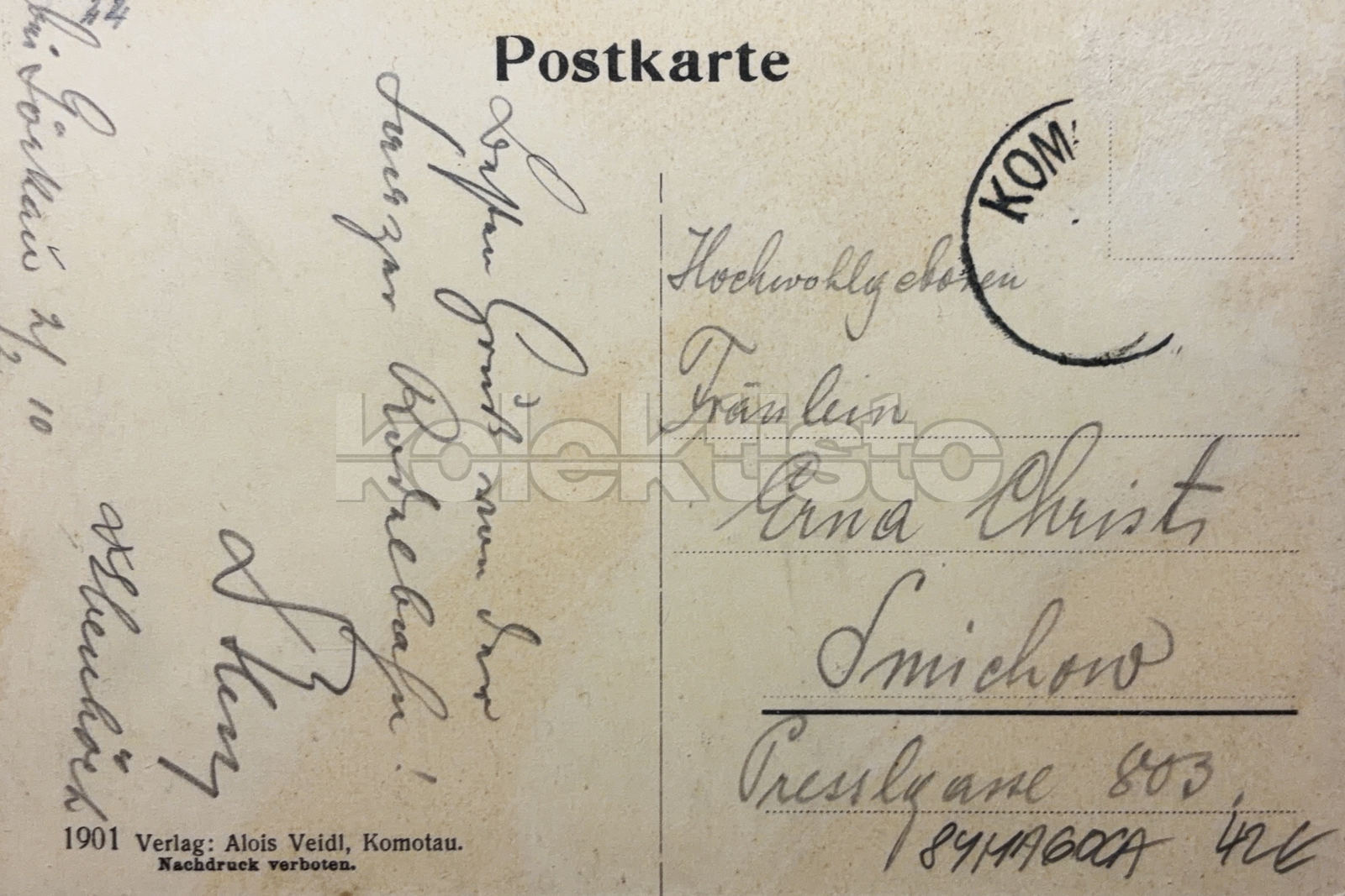 1050 Kč CV Pohlednice Chomutov SYNAGOGY, CZE145797