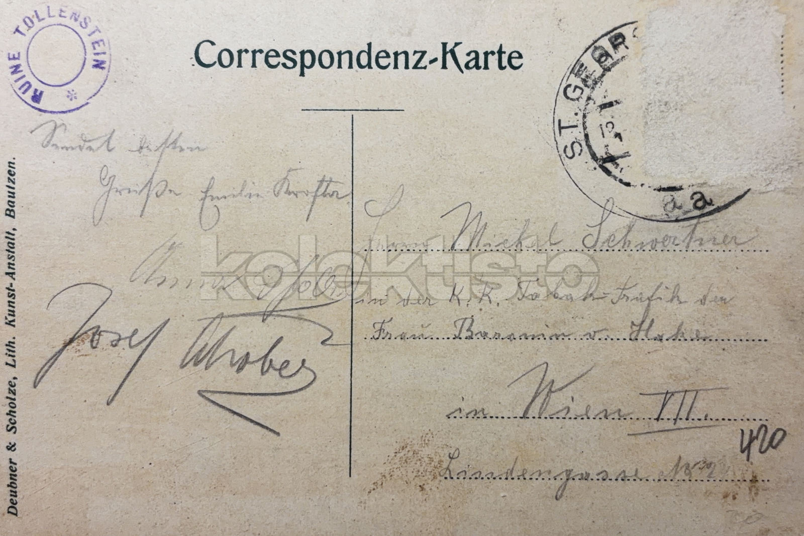 420 Kč DC Pohlednice Tolštejn, CZE145819