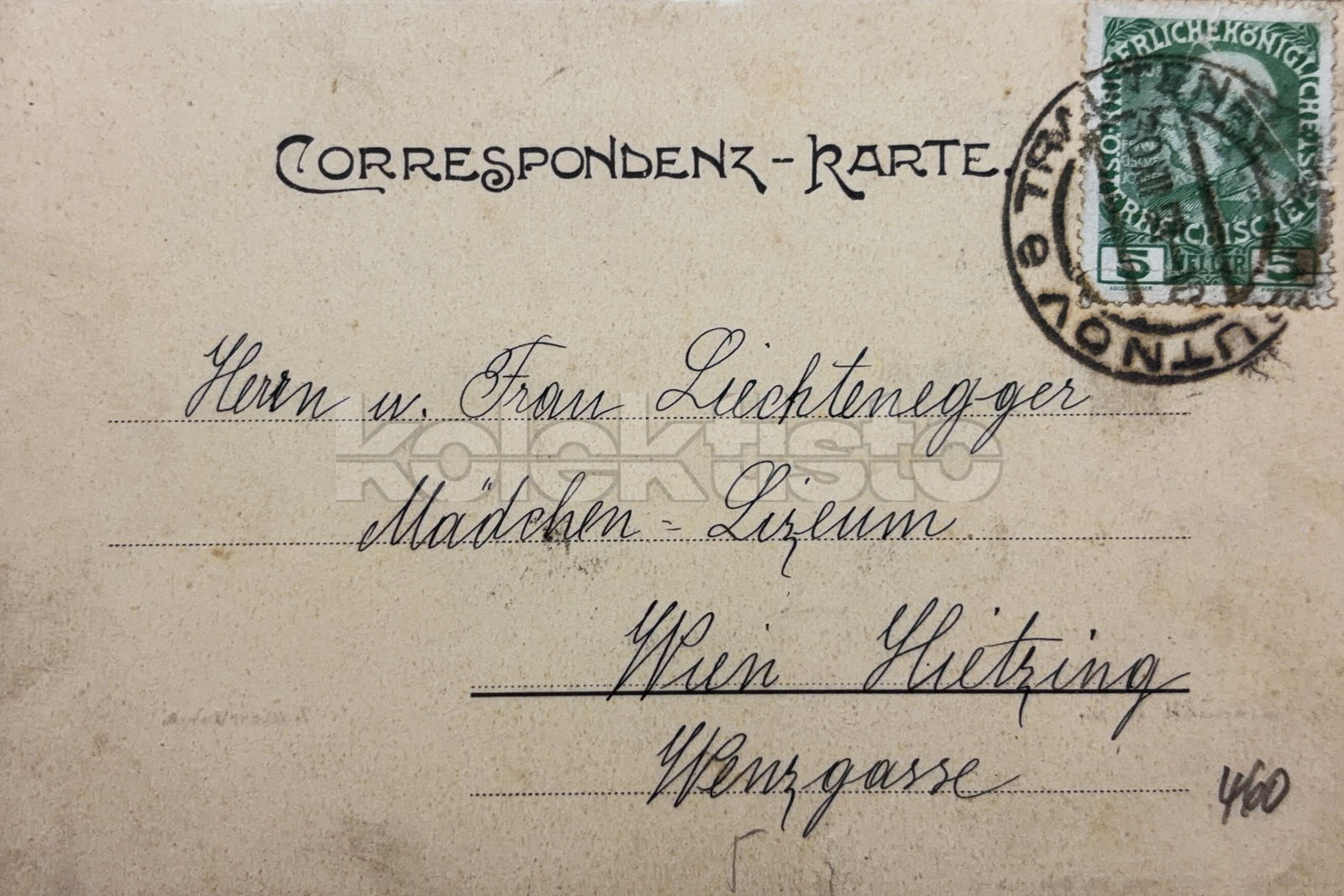 460 Kč NA Pohlednice Broumov, CZE145827