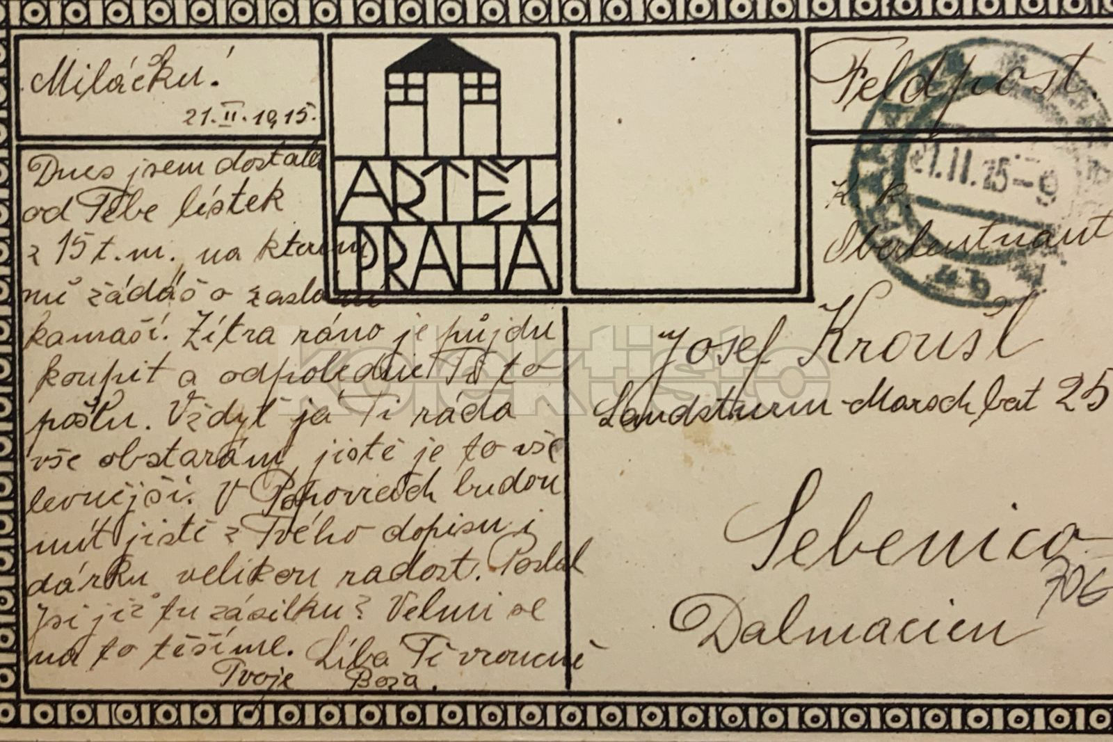 1750 Kč GEN Pohlednice UMĚNÍ ARTĚL, GEN141775