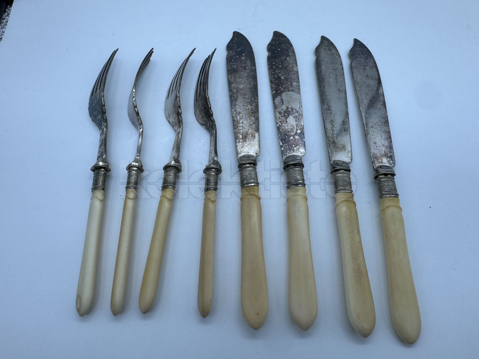 Sada příborů pro 4 osoby, Anglie rok cca 1880
