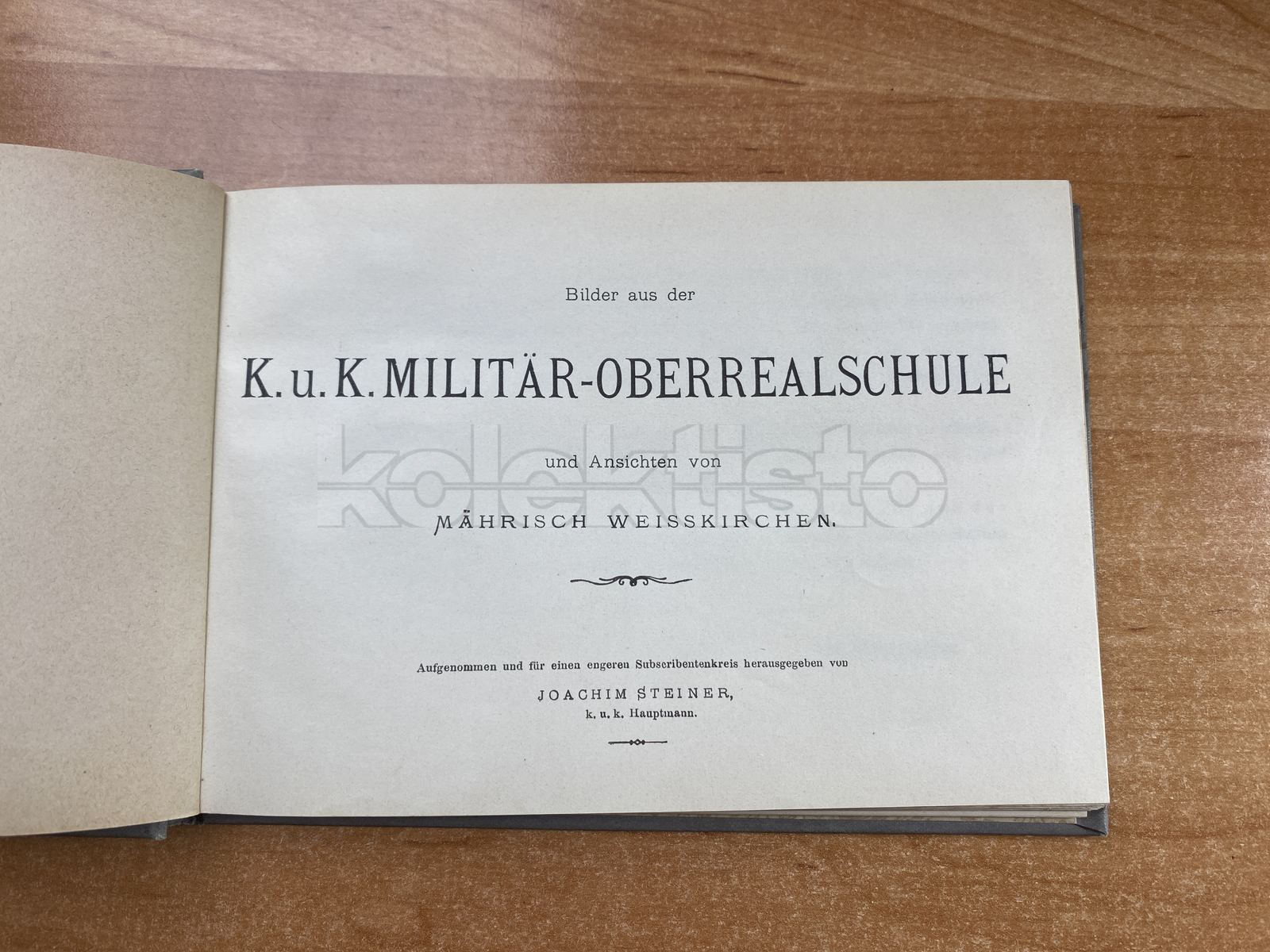 Publikace K+K Militár Oberrealschulle HRANICE, 77 ks obrázků