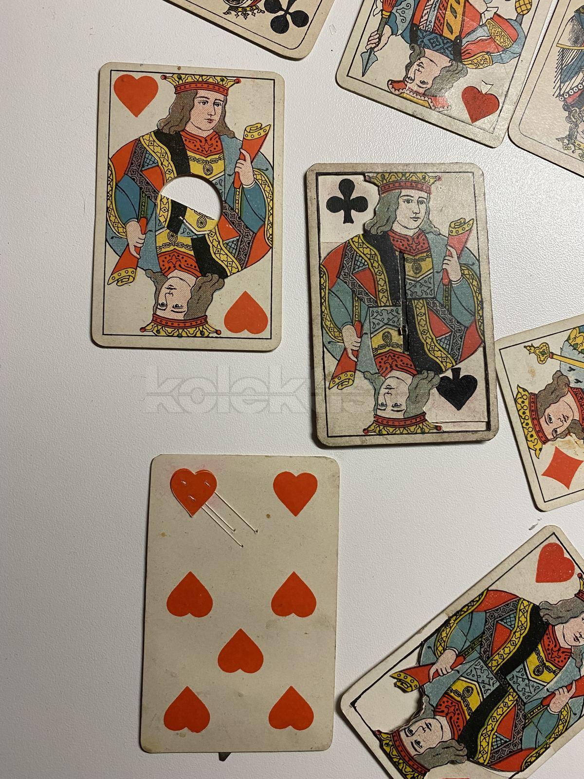 Kouzelnické karty, karty s průřezem, překlápěcí