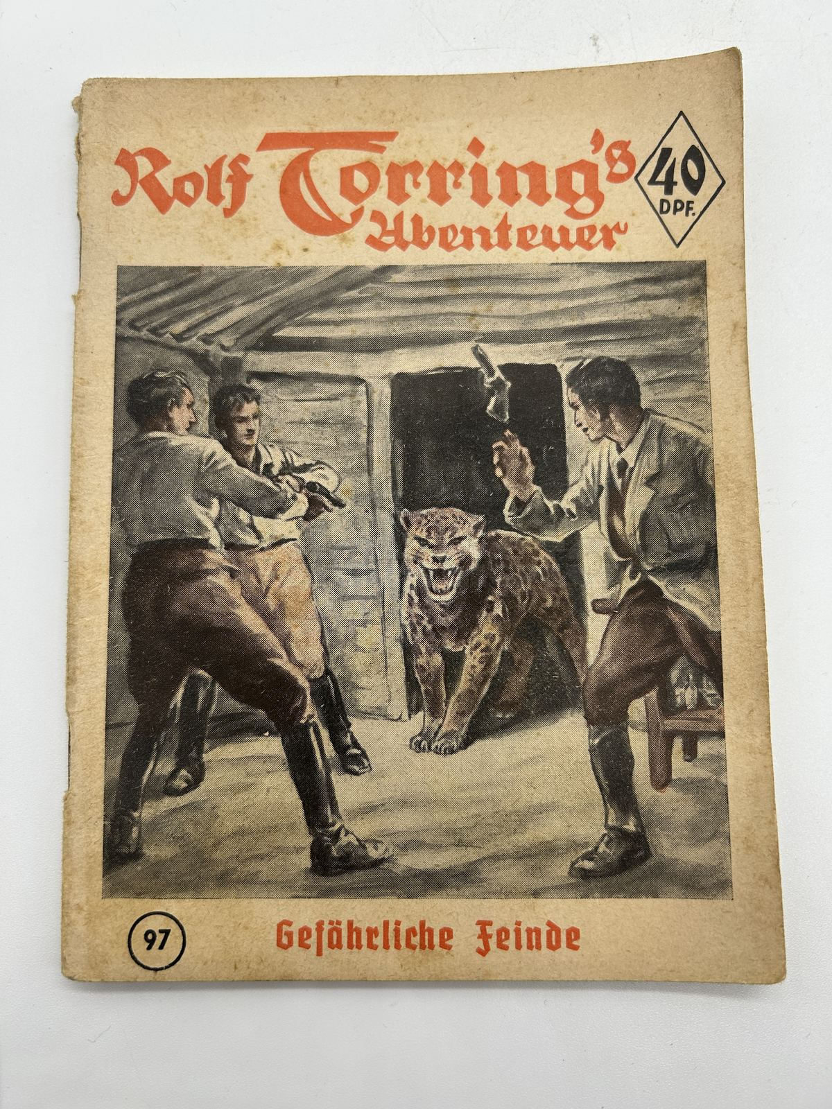 Kniha ROLF TORRINGS ABENTEUER - dobrodružné čtení, cena za 1 výtisk
