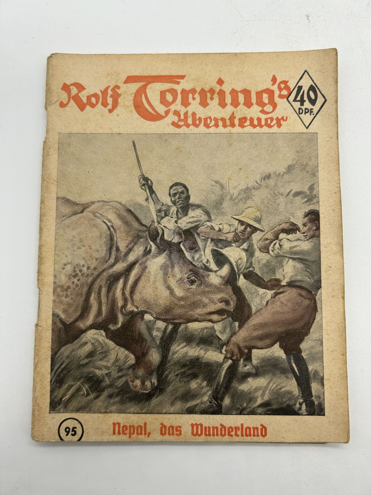 Kniha ROLF TORRINGS ABENTEUER - dobrodružné čtení, cena za 1 výtisk