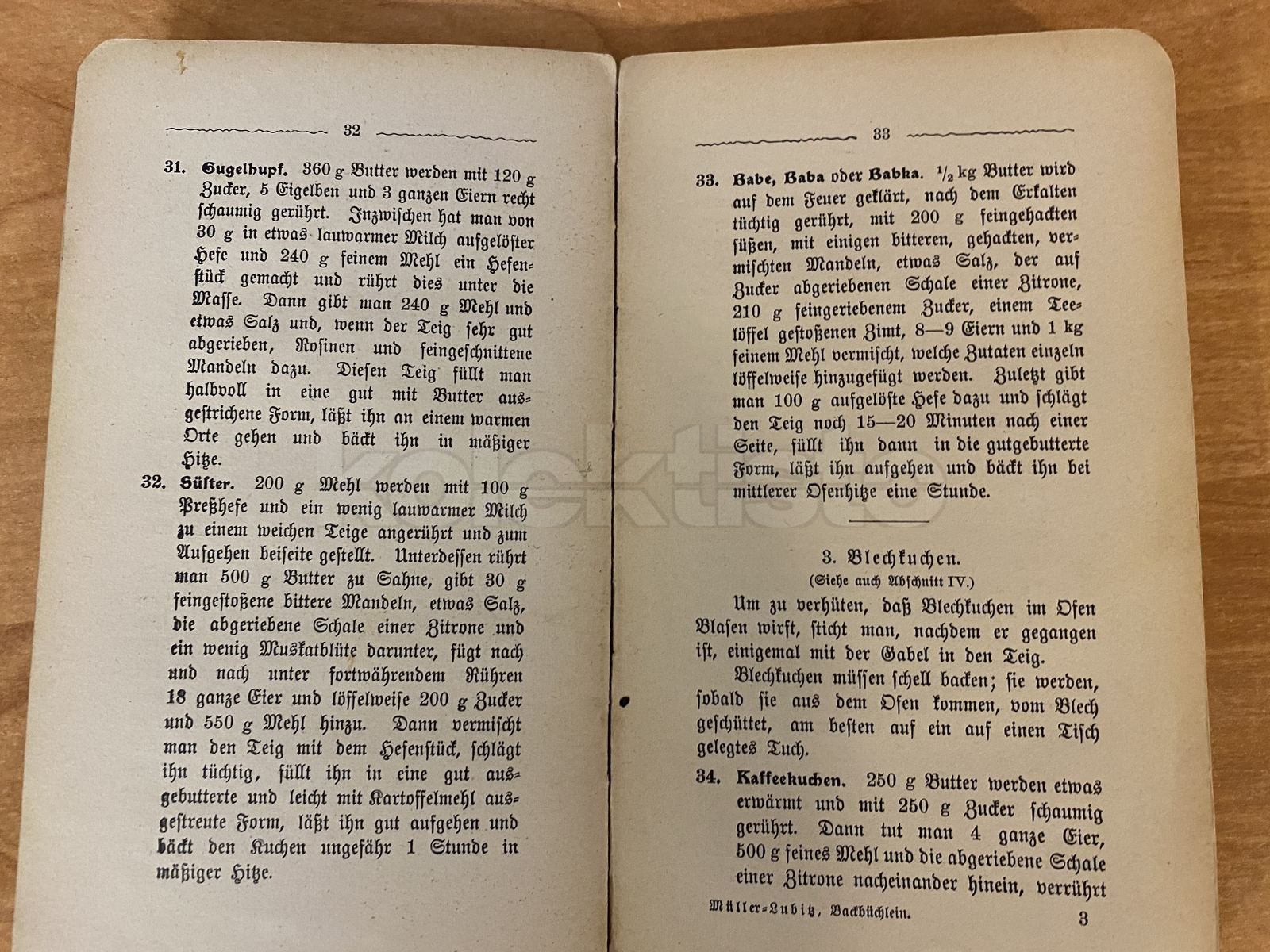 Kniha kuchařka Back-Büchlein