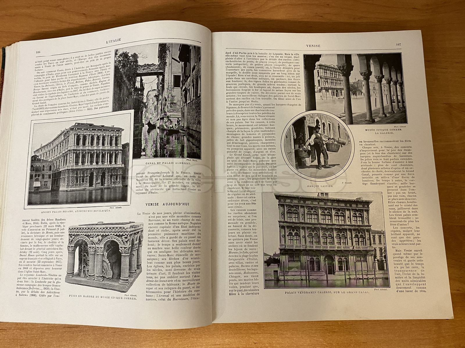 Kniha L´ITALIE ILUSTRÉE, autor P. Jousset, 748 fotografií
