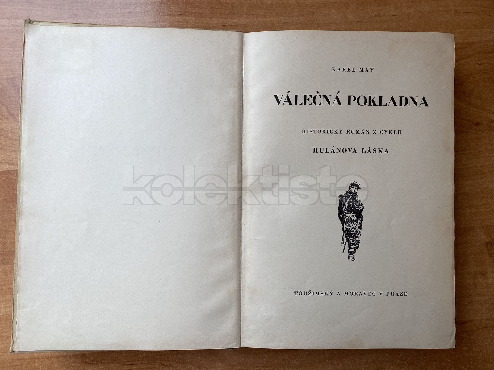 Kniha Válečná pokladna z cyklu Hulánova láska, autor Karl May, nakladatel Toužimský