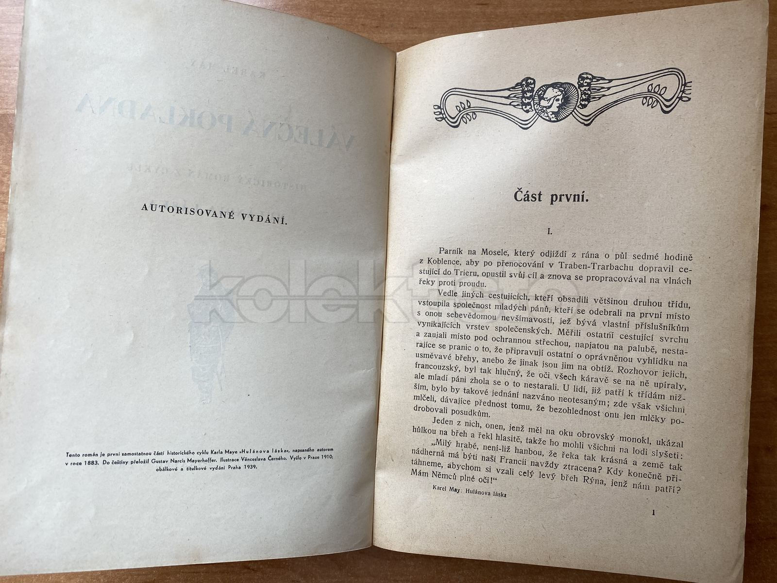 Kniha Válečná pokladna z cyklu Hulánova láska, autor Karl May, nakladatel Toužimský