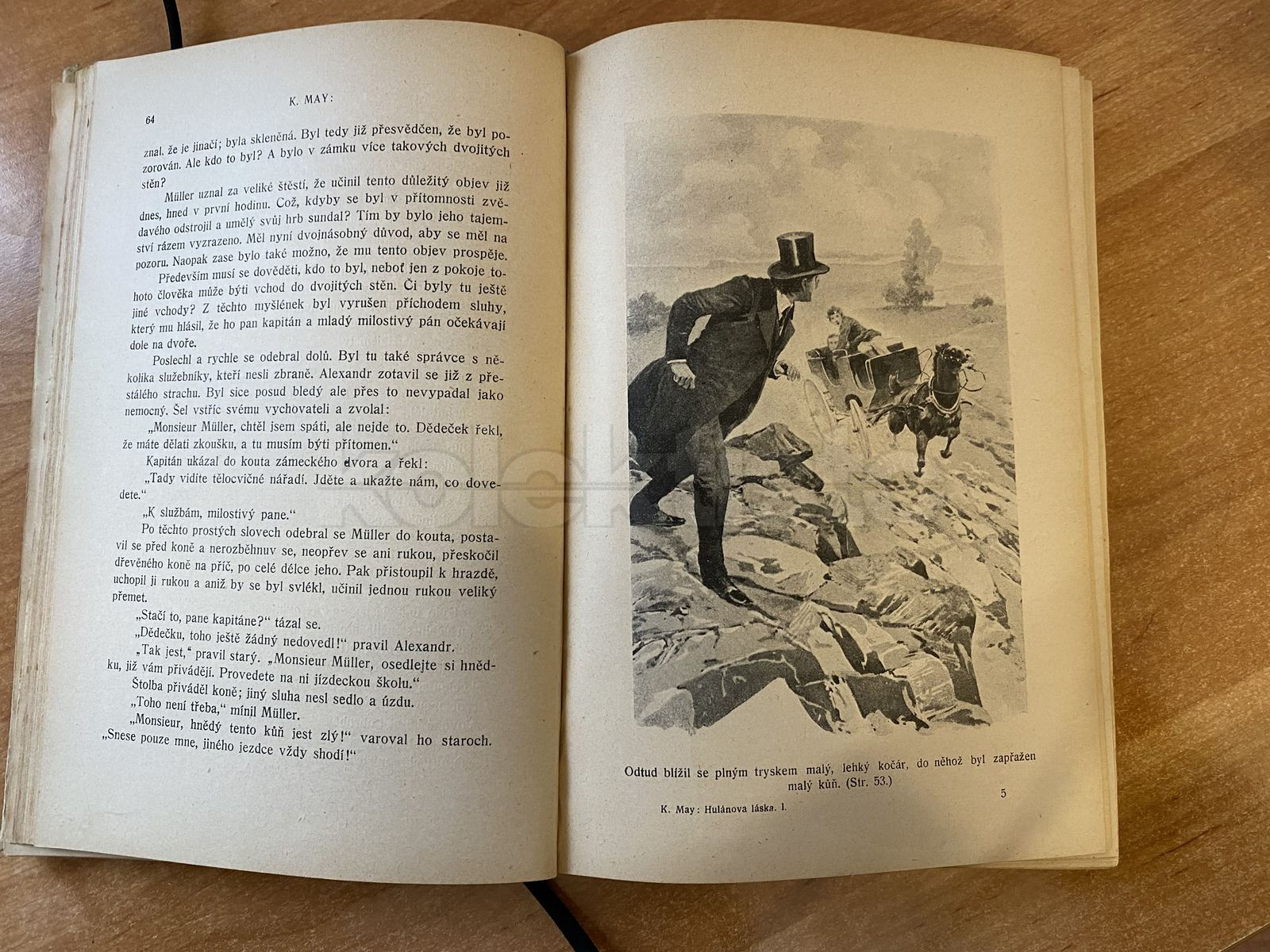 Kniha Válečná pokladna z cyklu Hulánova láska, autor Karl May, nakladatel Toužimský