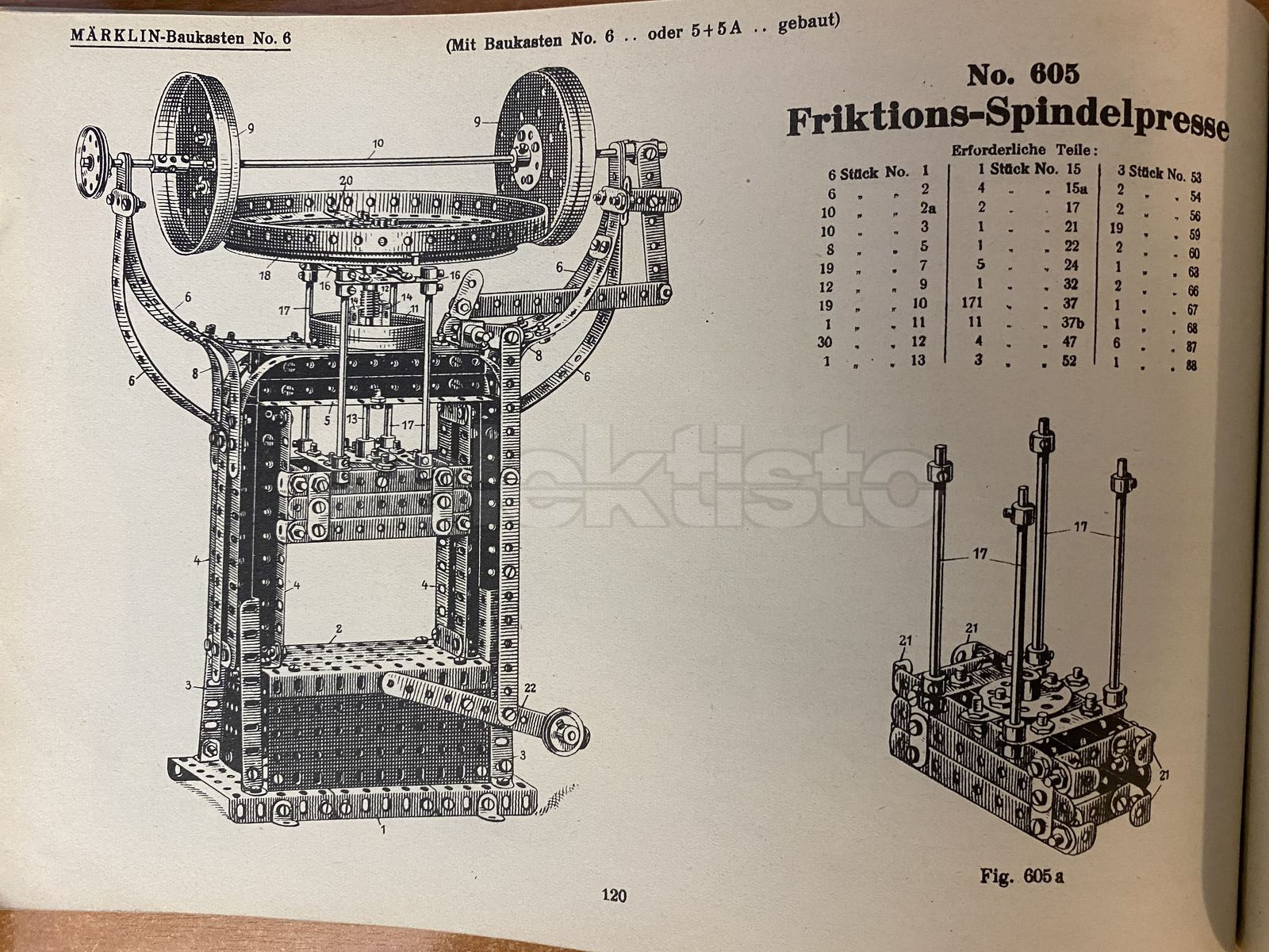 Katalog Märklin Metallbaukasten