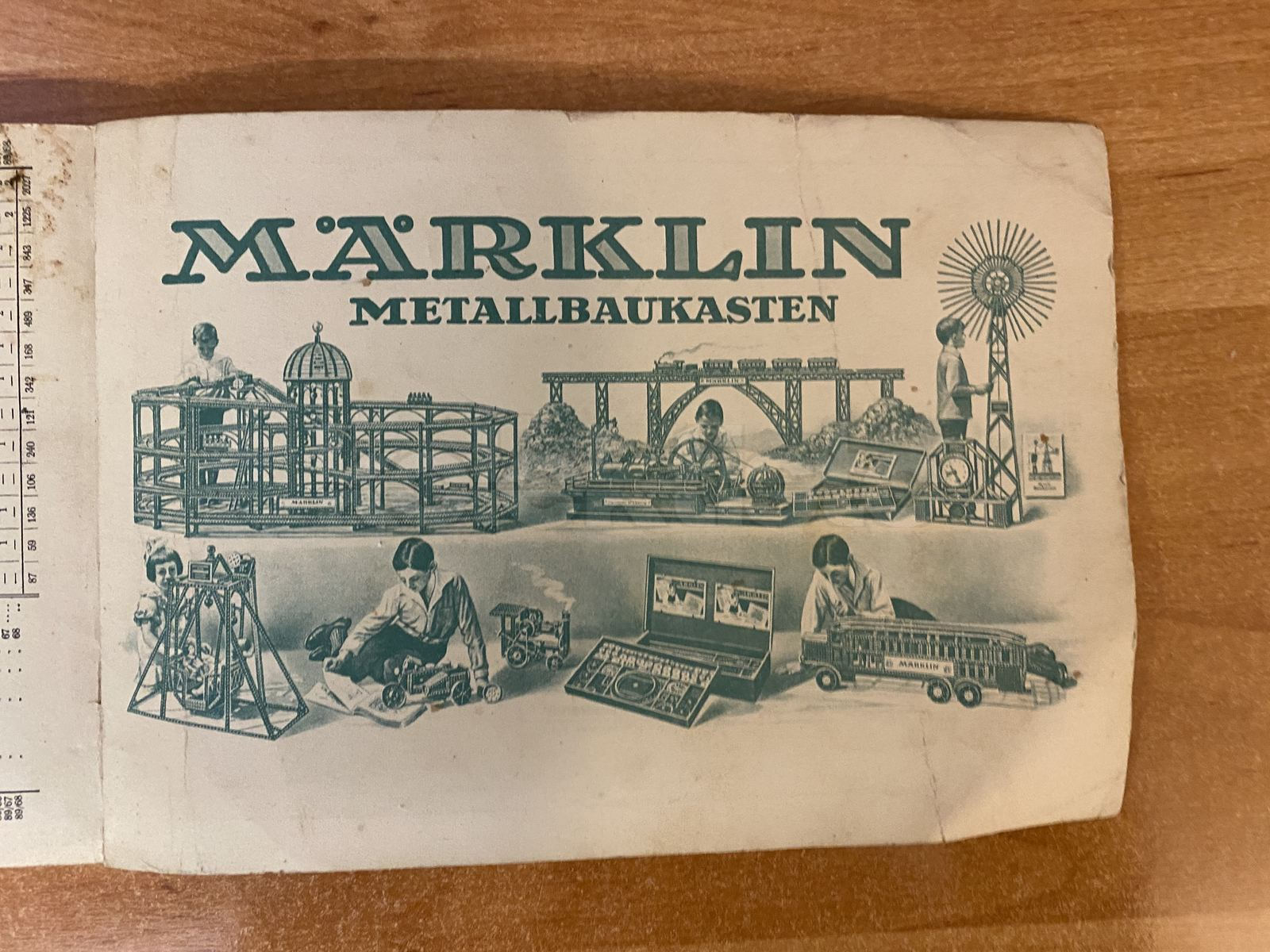 Katalog Märklin Metallbaukasten