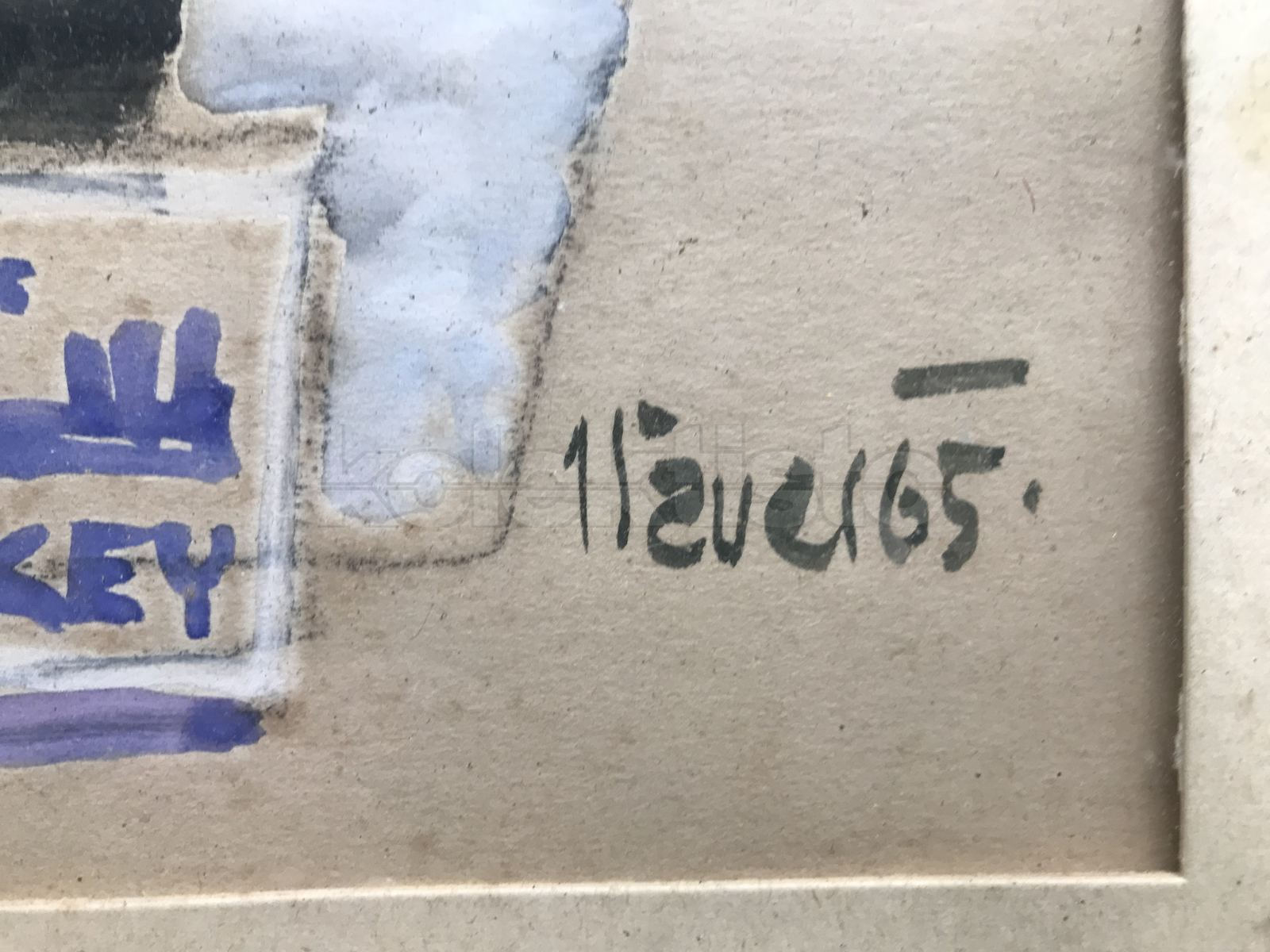 Obraz Zátiší s cigaretami, autor Vladimír Šavel
