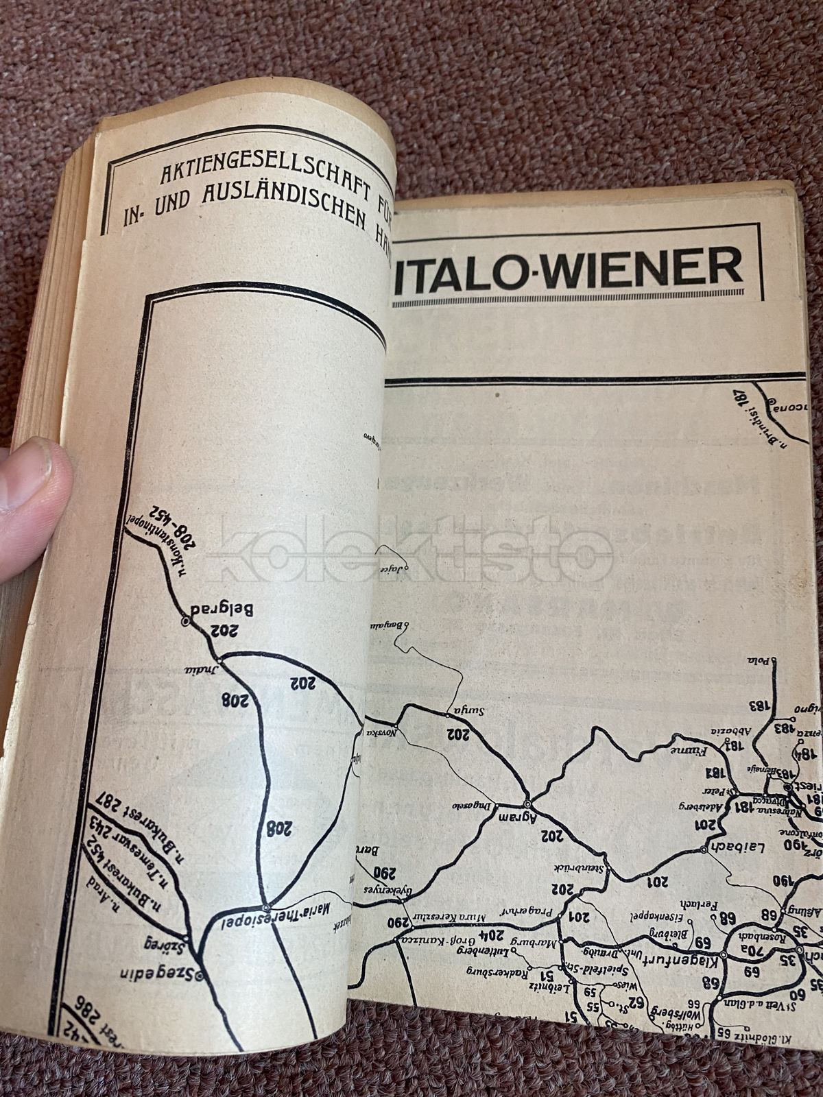 Jízdní řád AUSTRI-VERKEHR, Rakousko, brožované