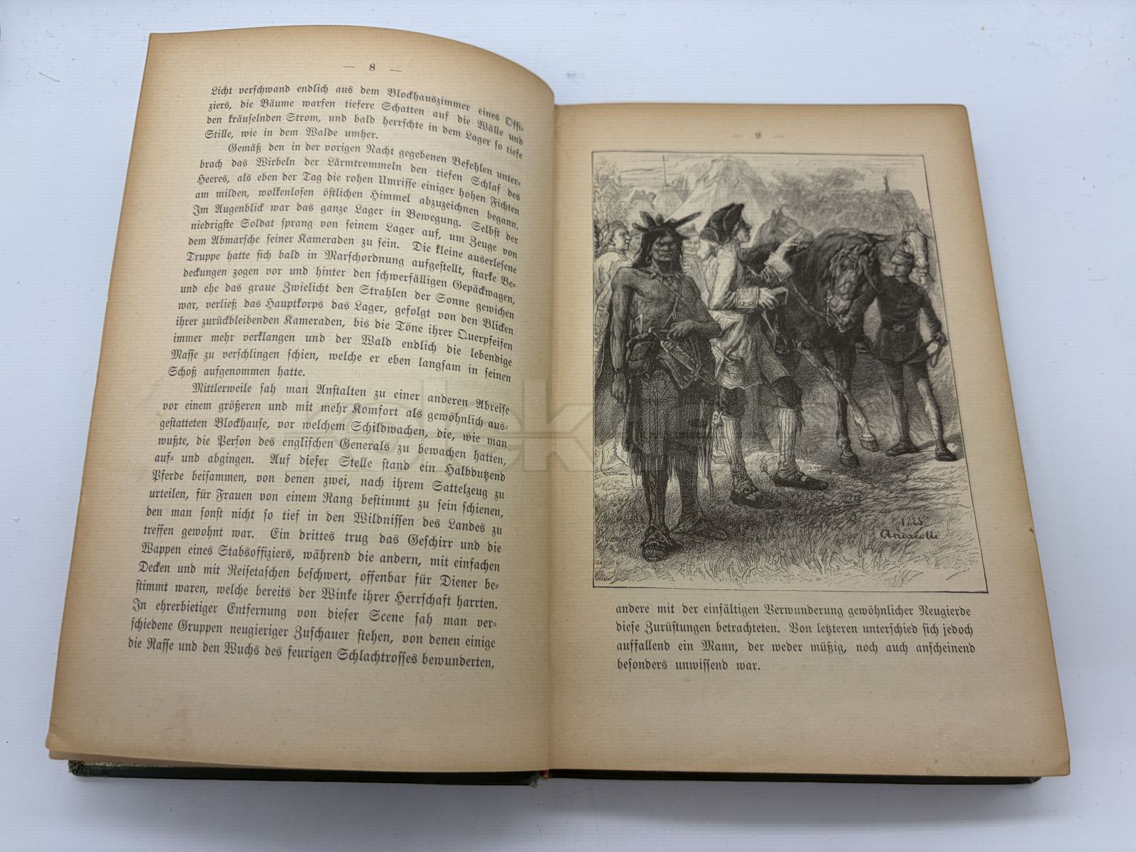 Kniha DER LETZTE MOHIKANER s ilustracemi