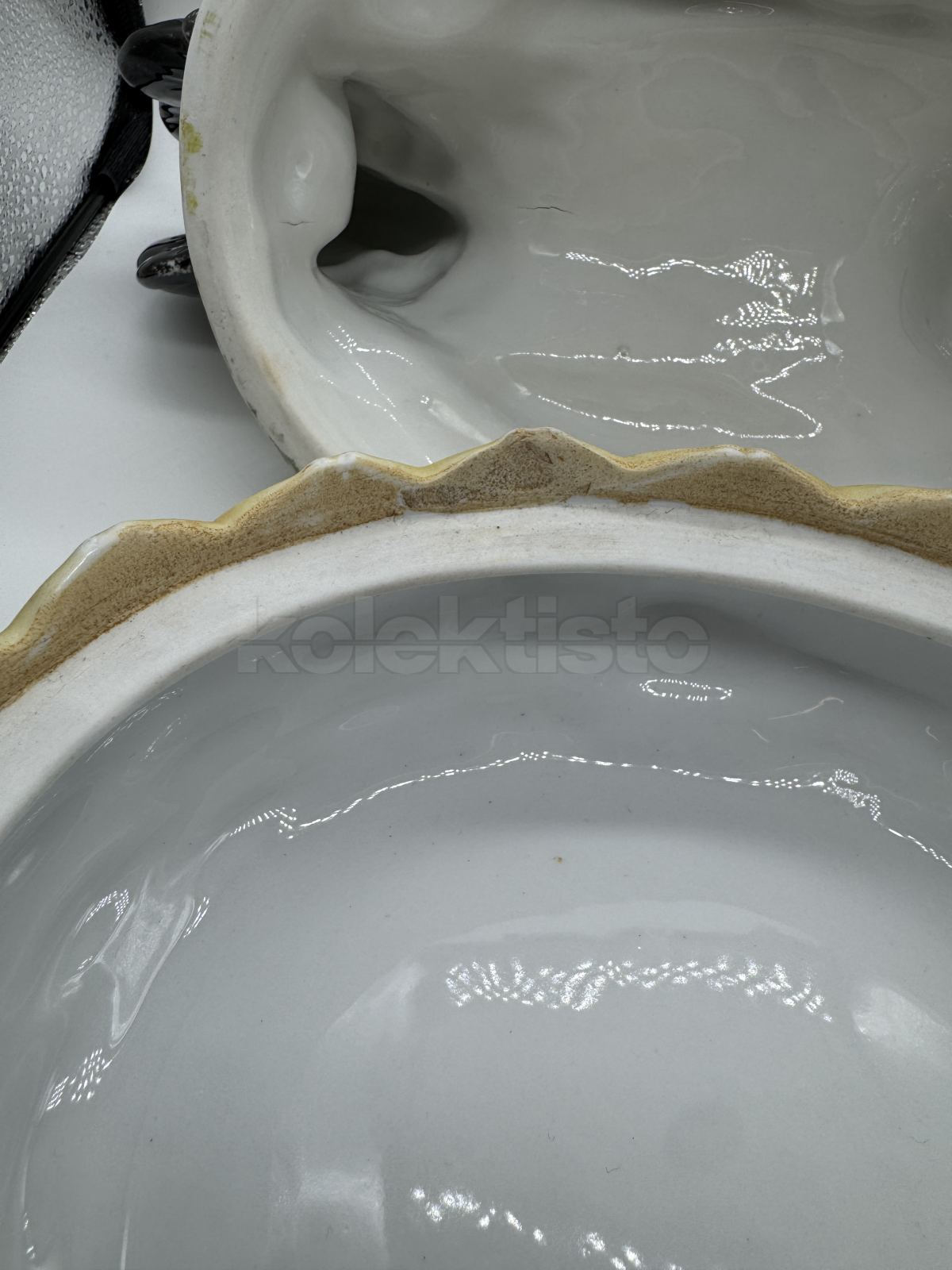 Porcelánová dóza SLEPICE