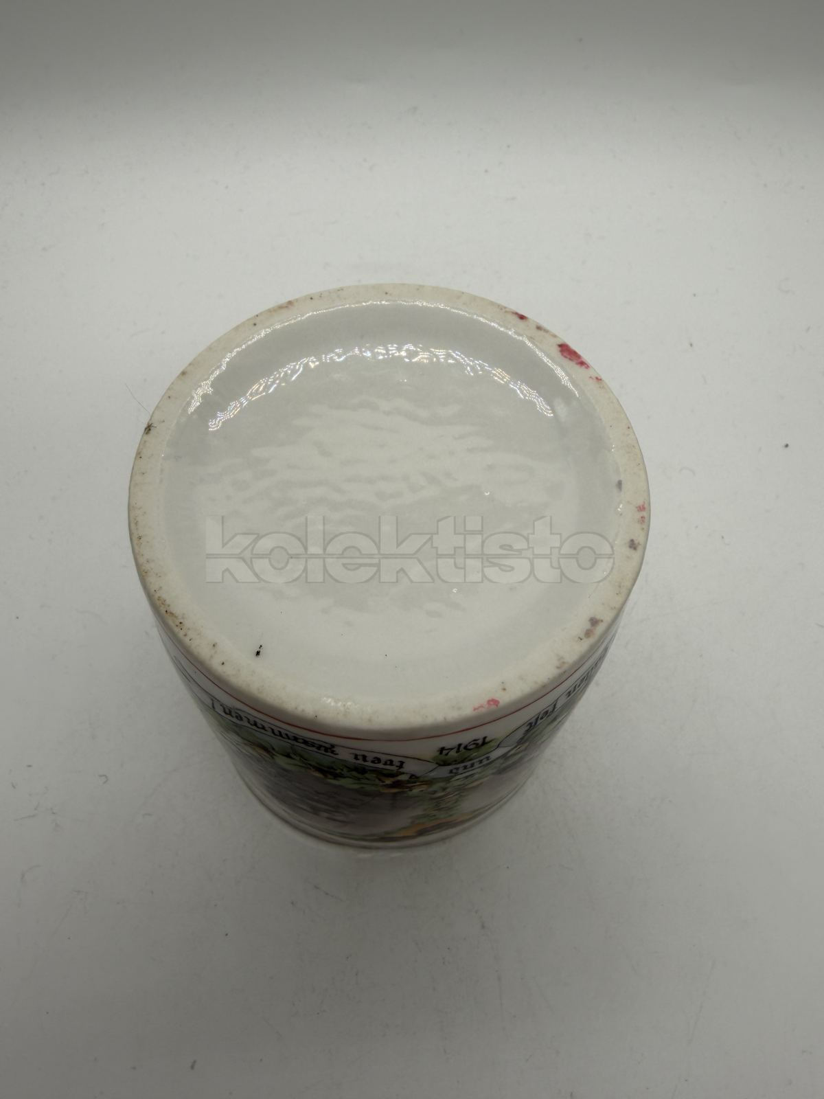Porcelánový hrnek Franz Josef a Vilém II.