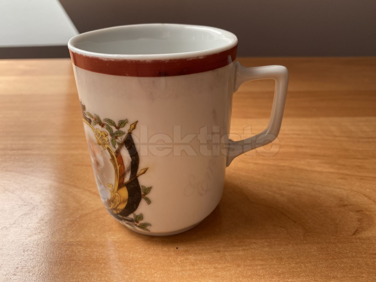 Porcelánový hrnek Franz Josef a Vilém II.