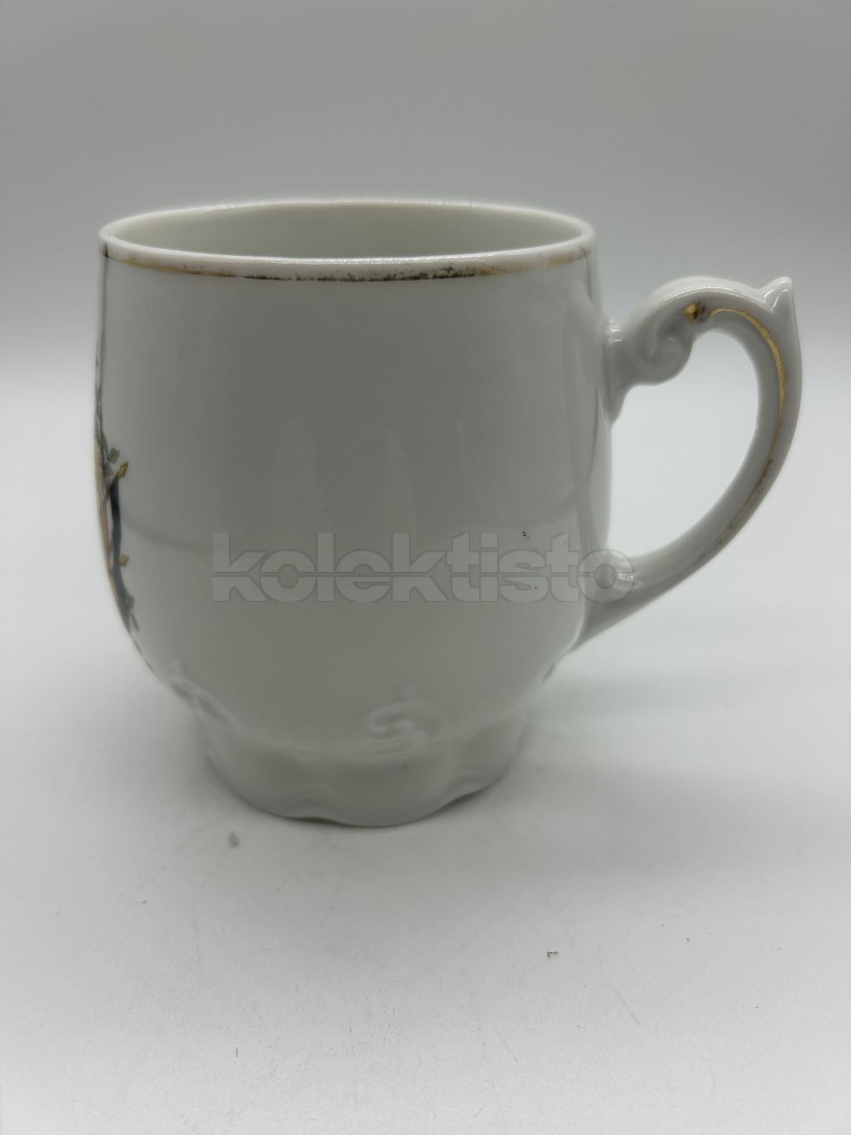 Porcelánový hrnek Franz Josef a Vilém II.
