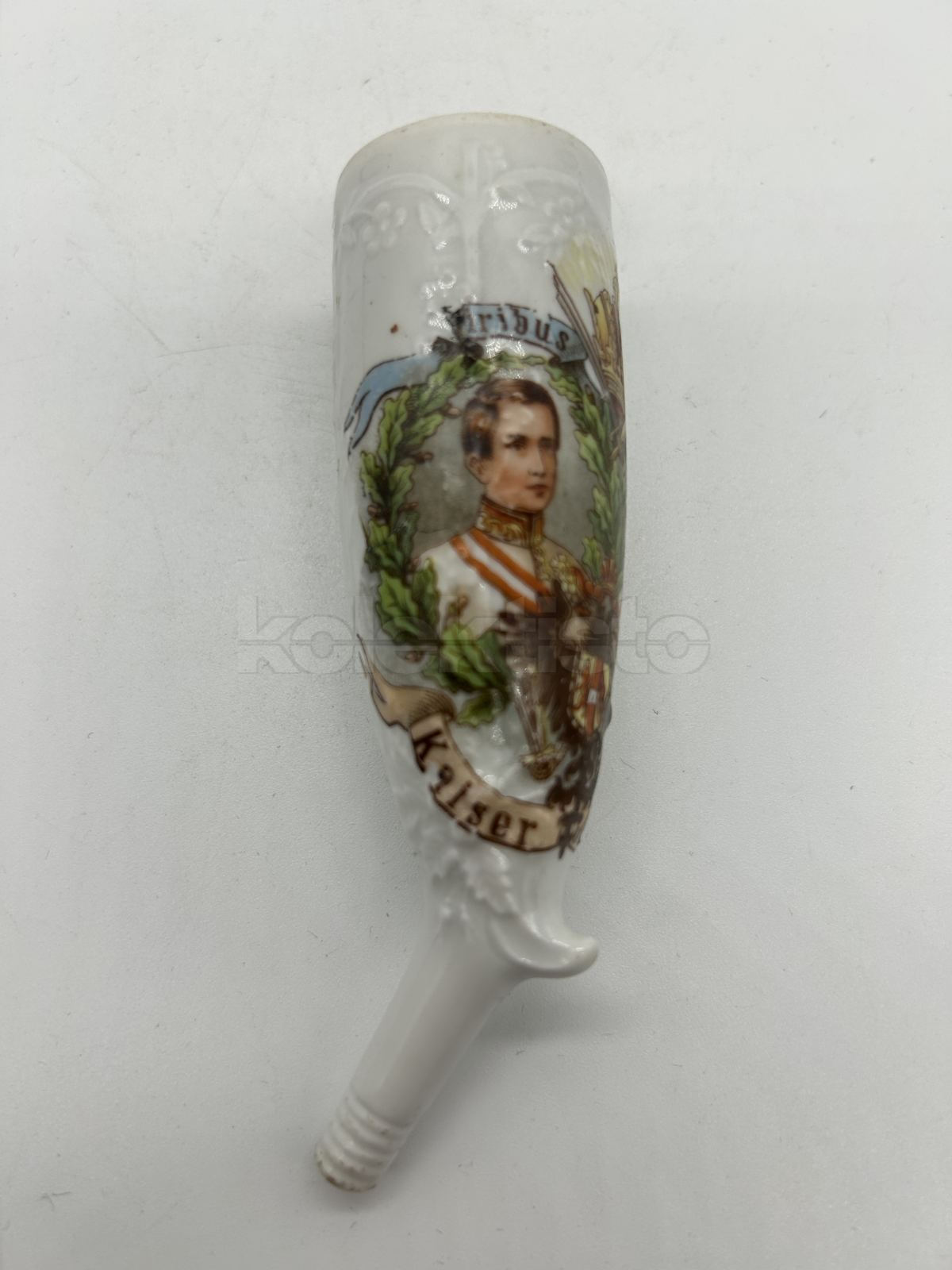 Porcelánová fajfka Franz Josefa a Viléma II.