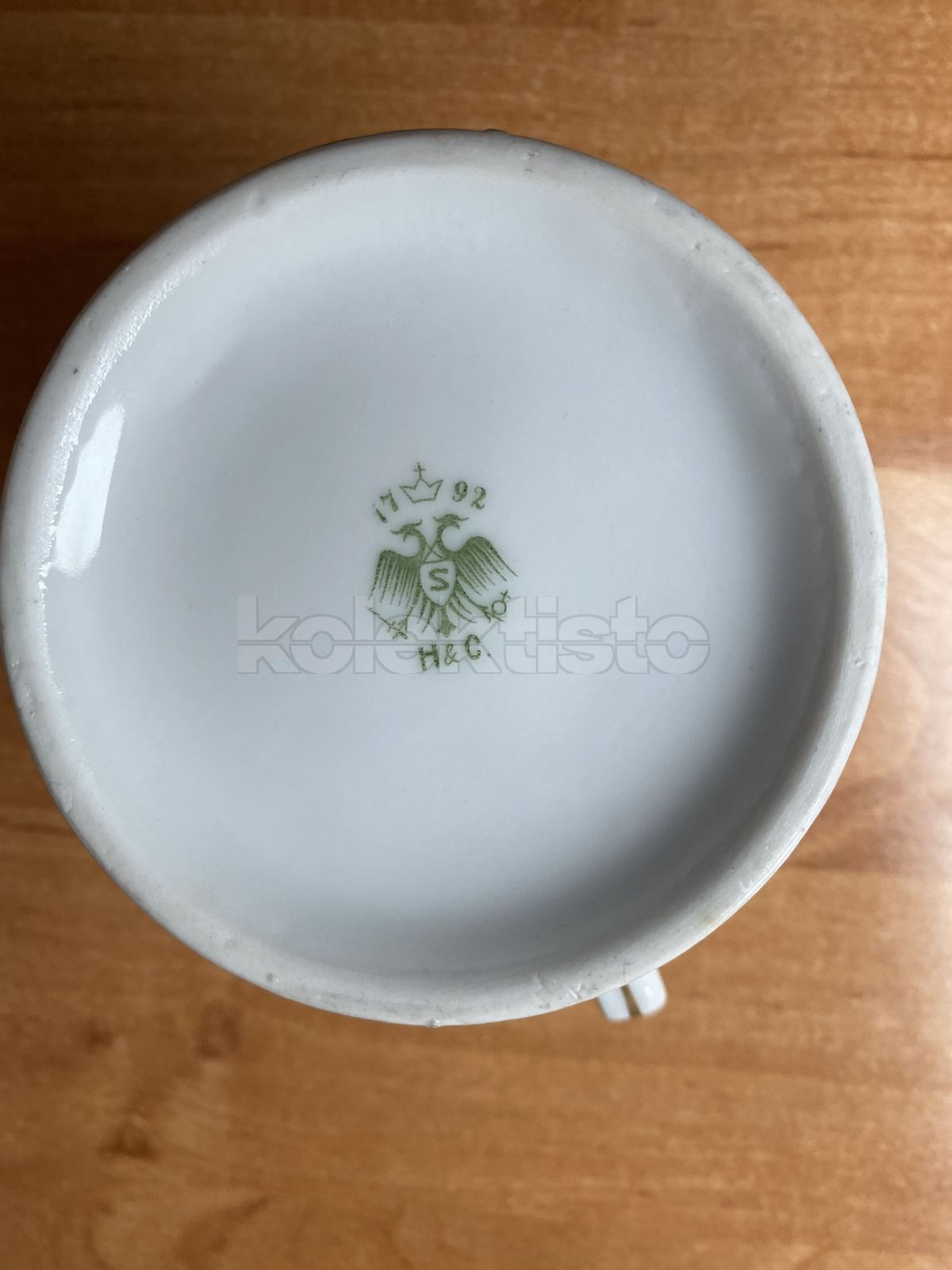 Porcelánový hrnek Vilém II.