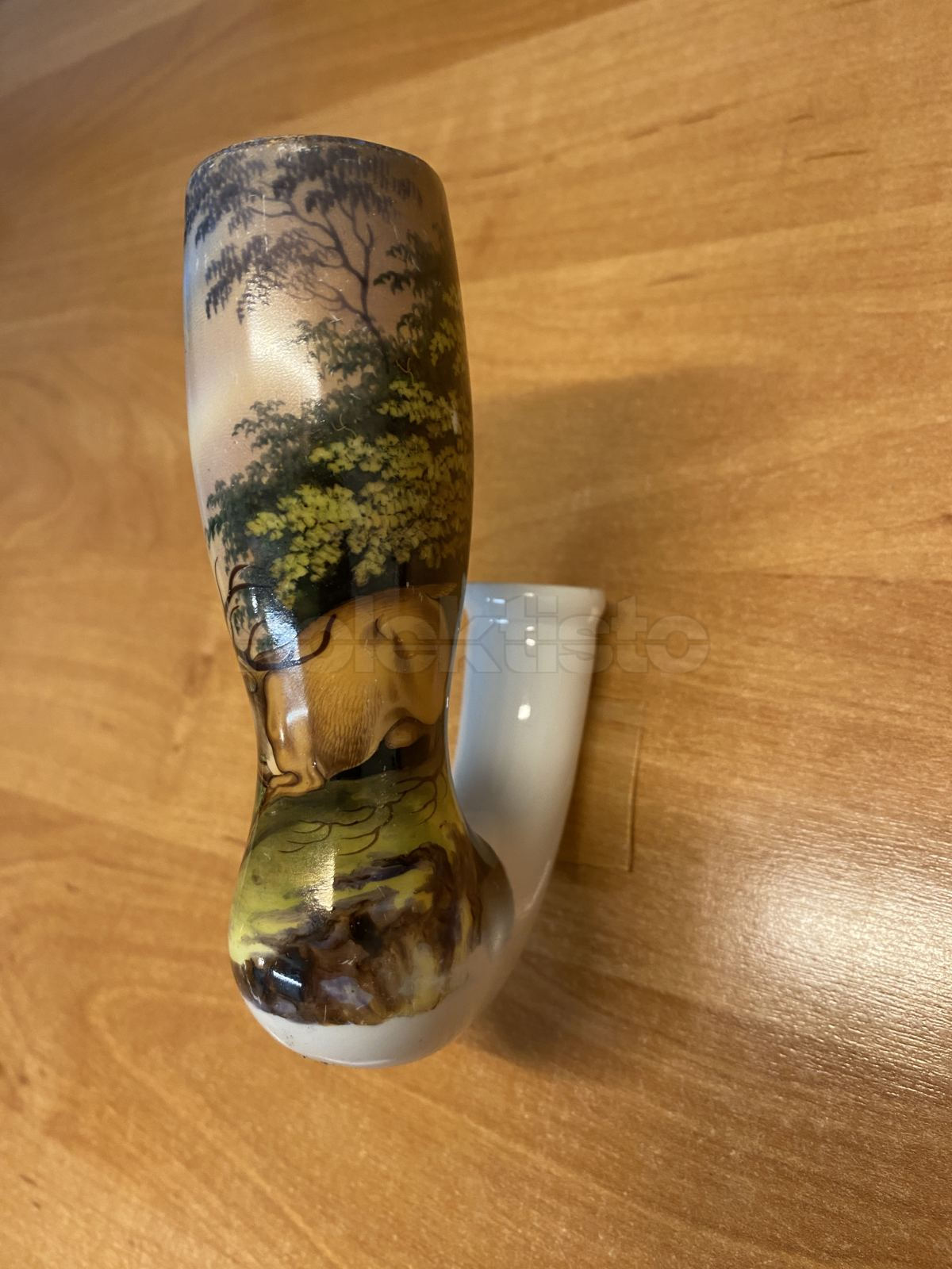Porcelánová fajfka labutěnka JELEN