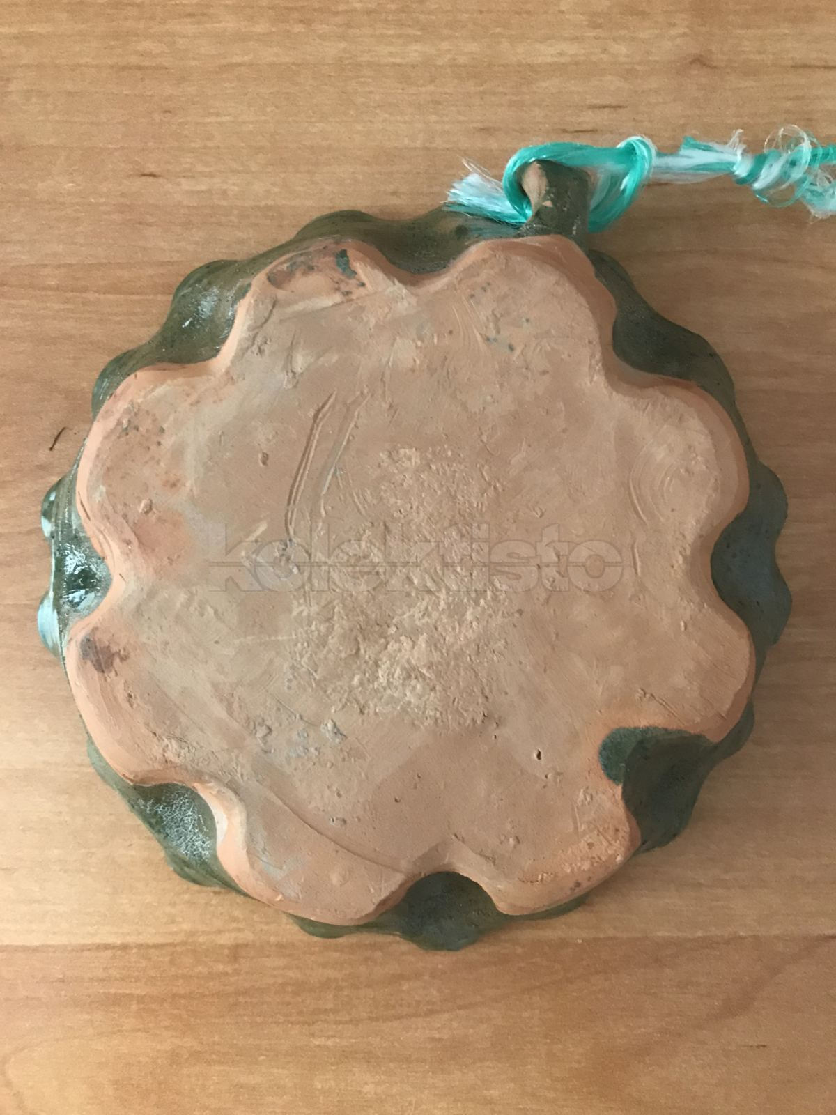 Keramická forma na pečení se zelenou glazurou, cena za 1 ks