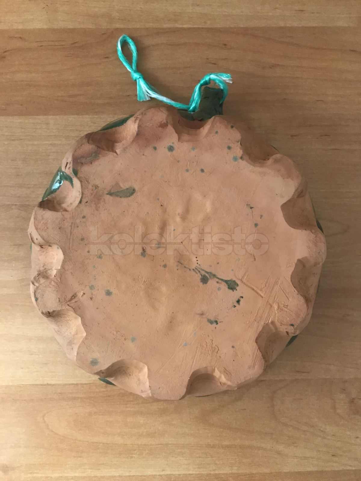 Keramická forma na pečení se zelenou glazurou č.4
