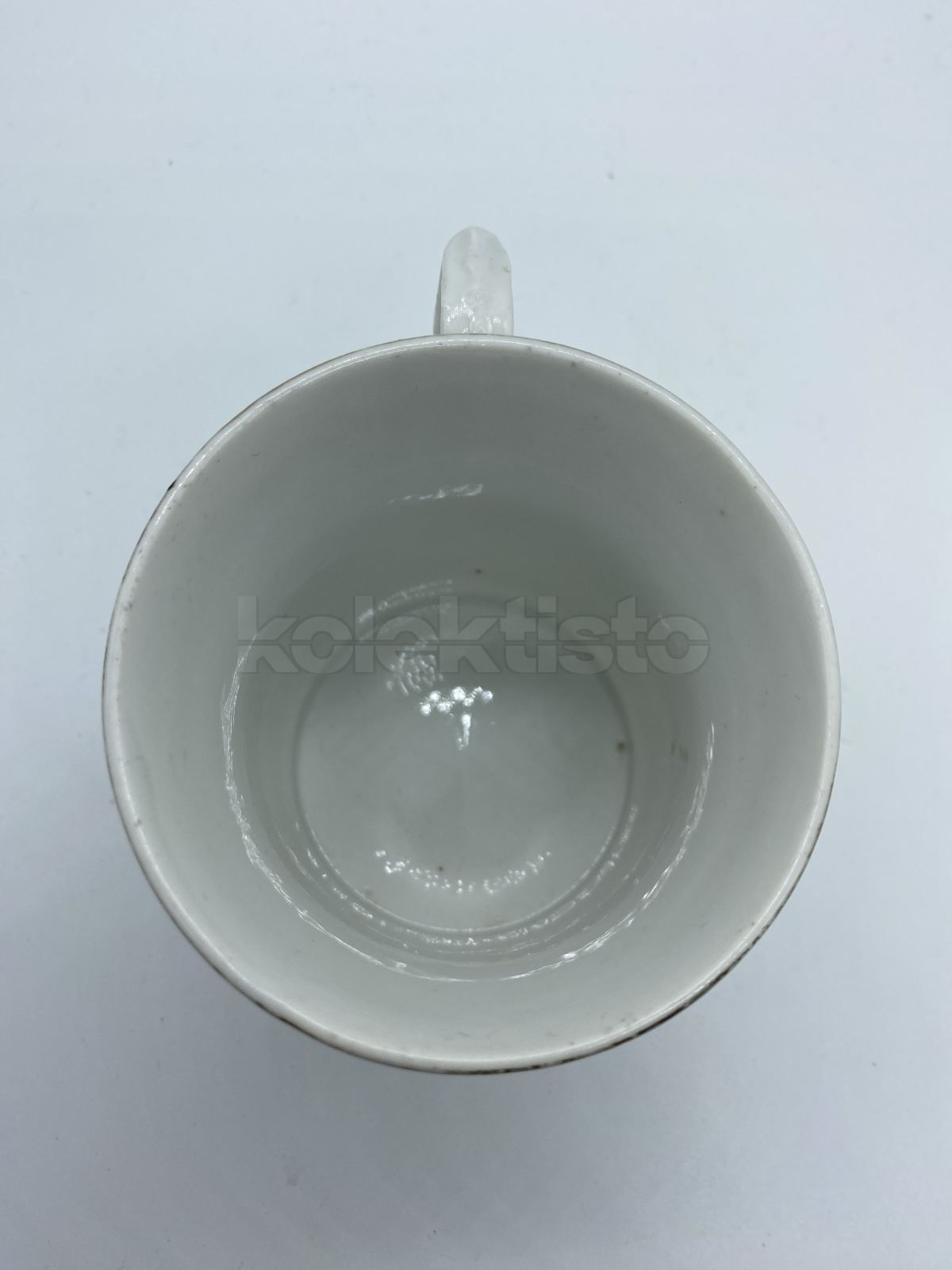 Porcelánový hrnek s básničkou a plastikou