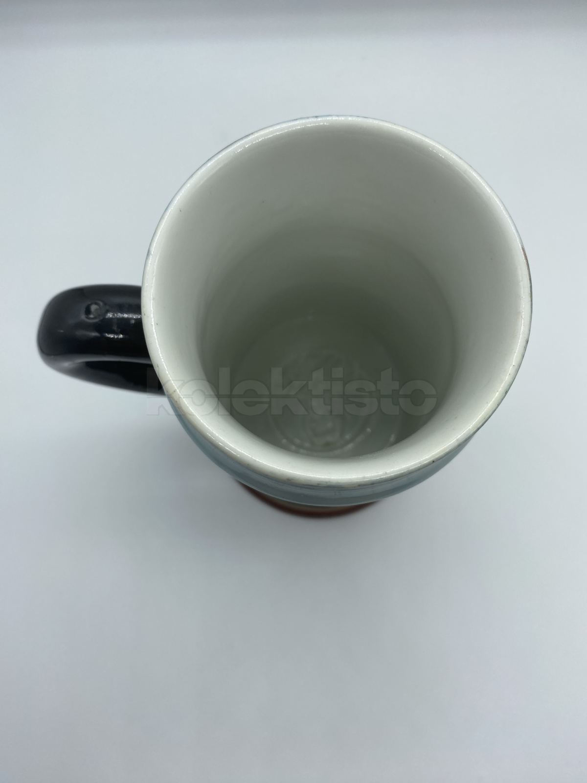 Porcelánový korbel s průsvitkou a loveckým motivem