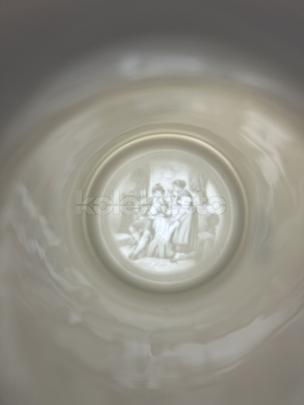 Porcelánový korbel FIRMA HERZENDACHT WEIDLING s průsvitkou
