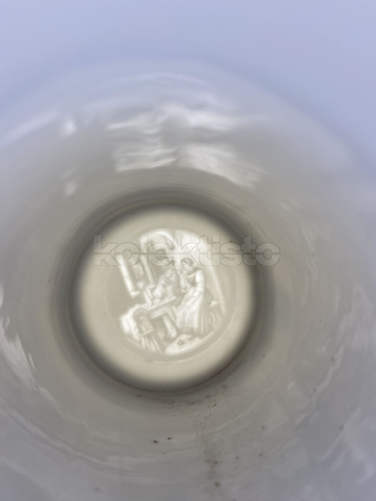 Porcelánový korbel s malbou povolání KOVÁŘ s průsvitkou