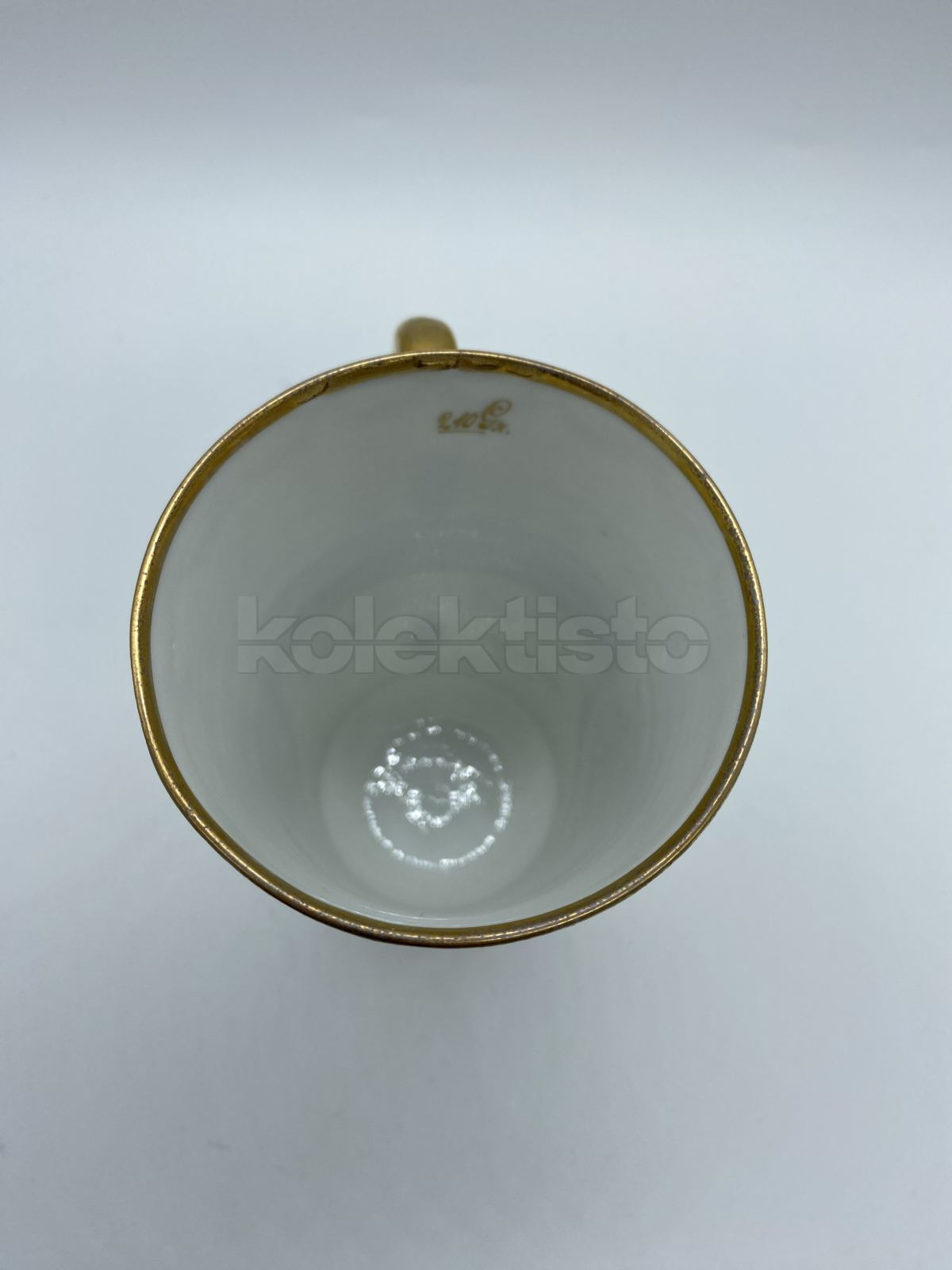 Porcelánový lázeňský pohárek Karlovy Vary