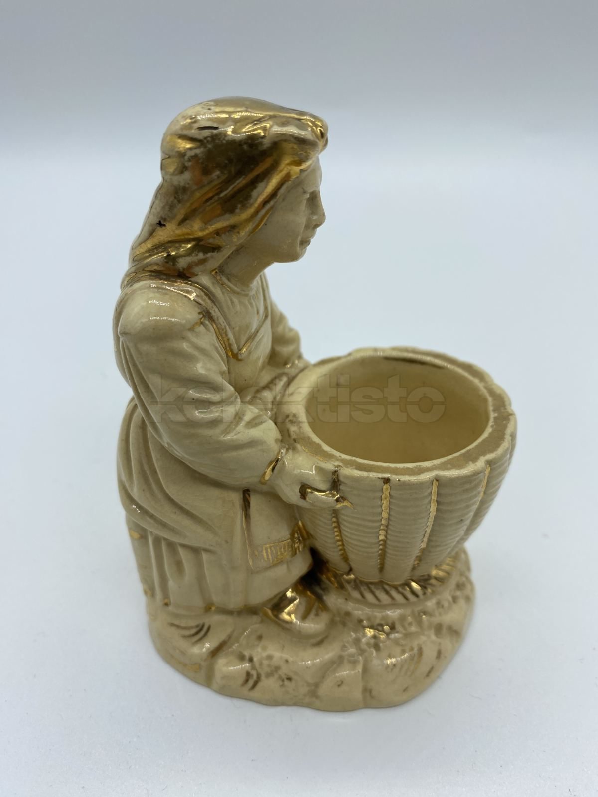 Keramická figurka ženy - stojánek na párátka