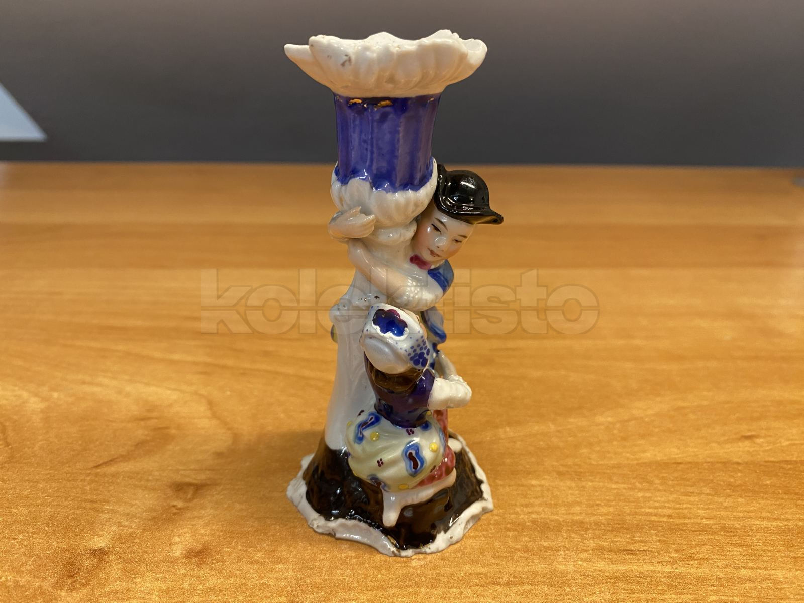 Porcelánový svícen DĚTI