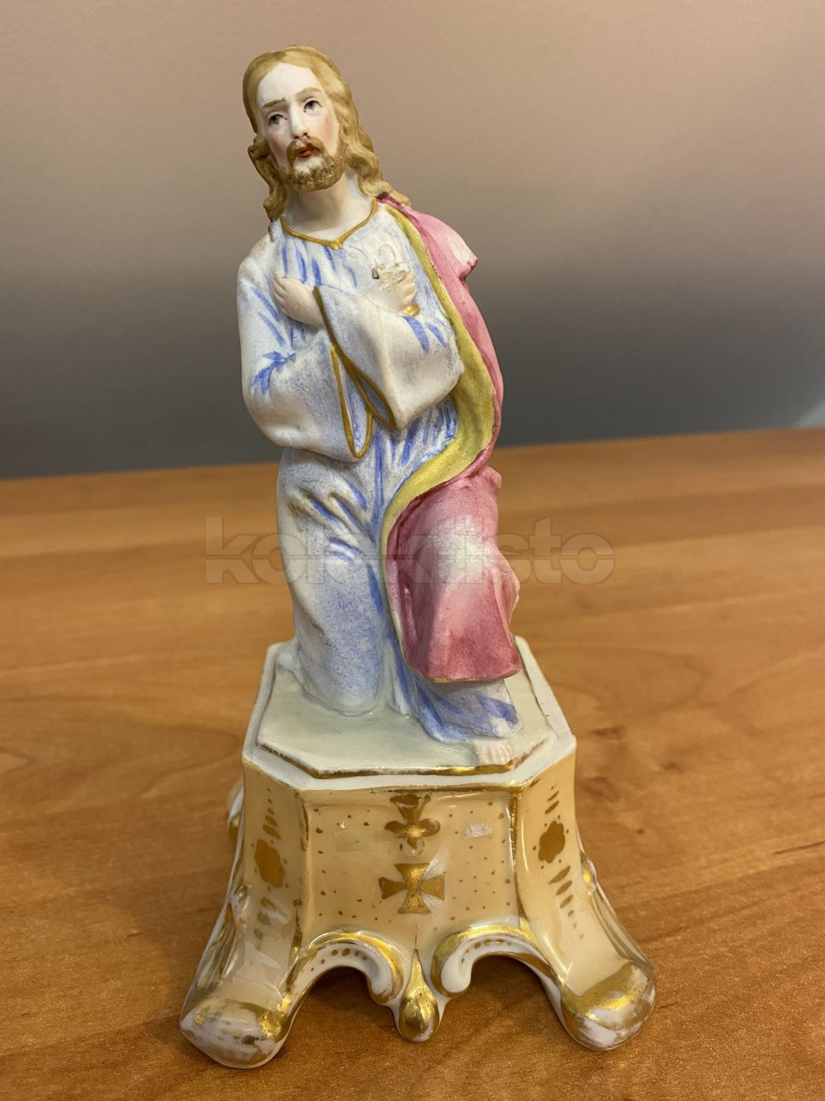 Porcelánová soška Krista, biskvit