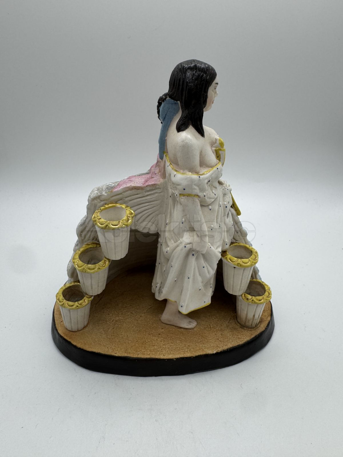 Porcelánový stojánek na doutníky ŽENA mladá, stará