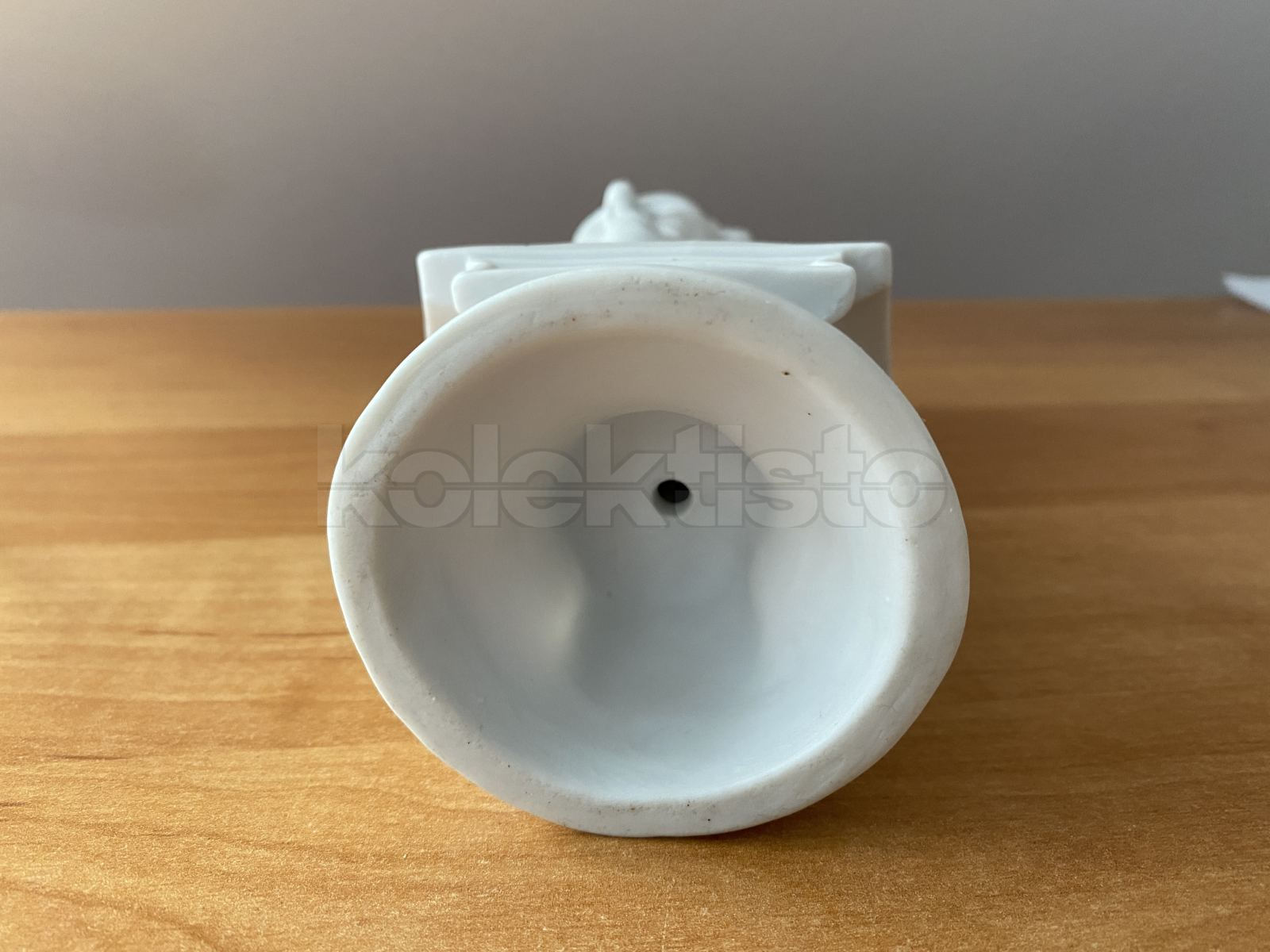 Porcelánová busta C.M.Weber, biskvit