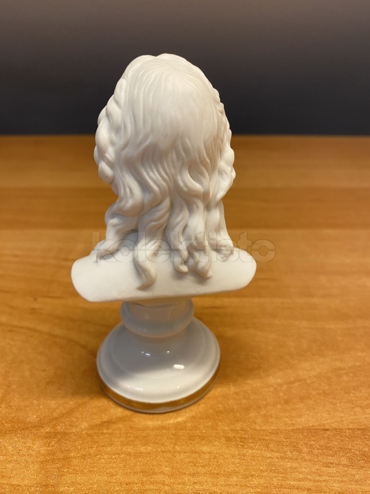 Porcelánová busta SCHILLER, biskvit