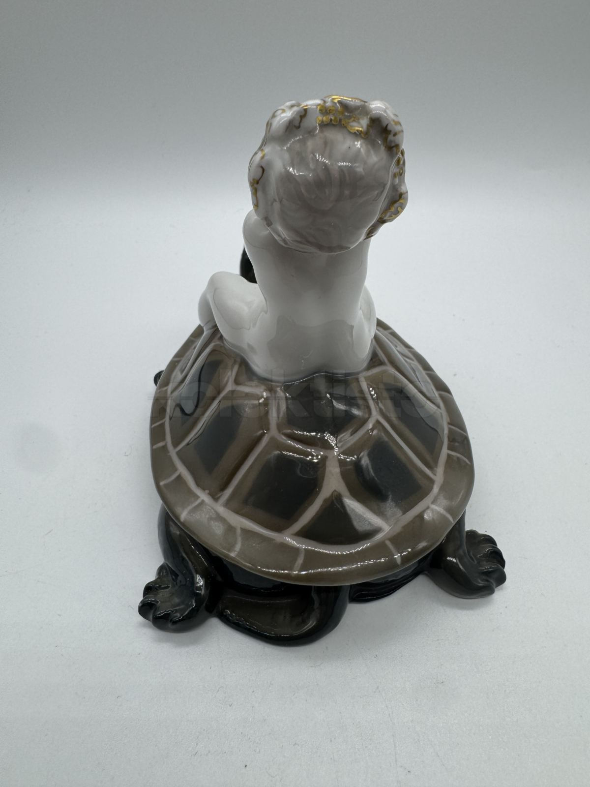 Porcelánová figurka ŽELVA, autor Ferdinand Liebermann