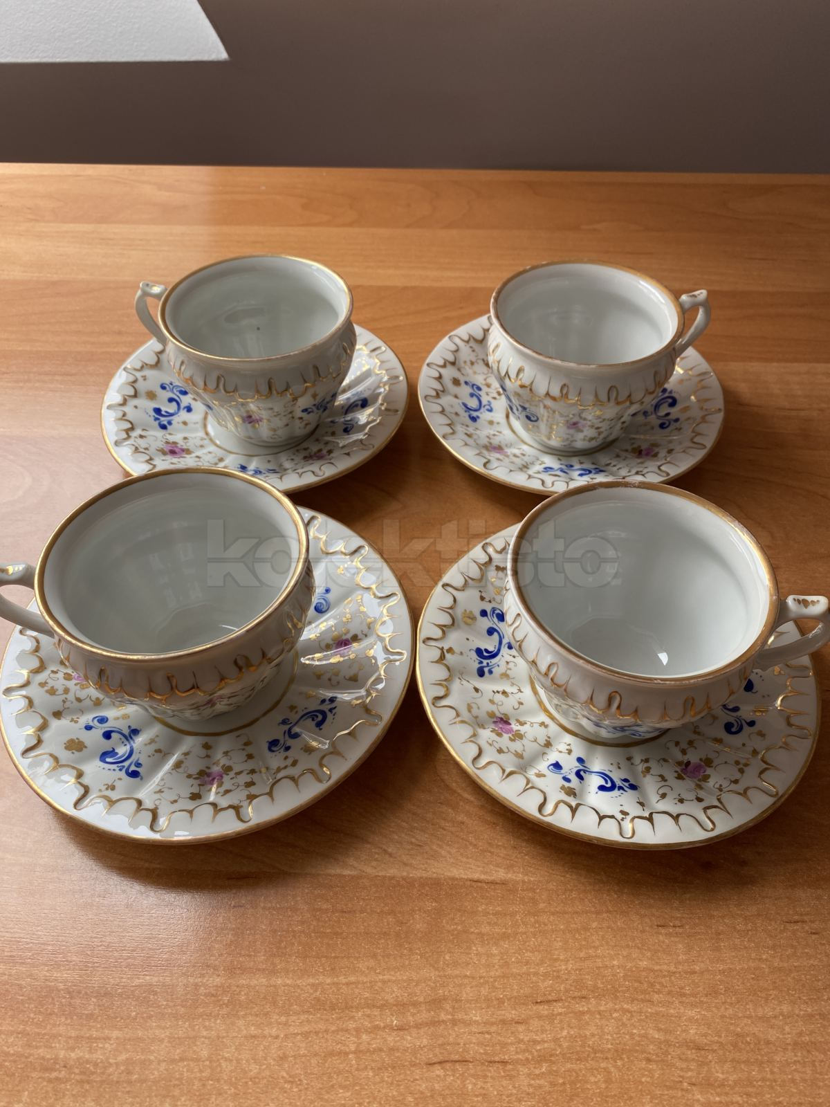 Porcelánový šálek s podšálkem, cena za 1 ks