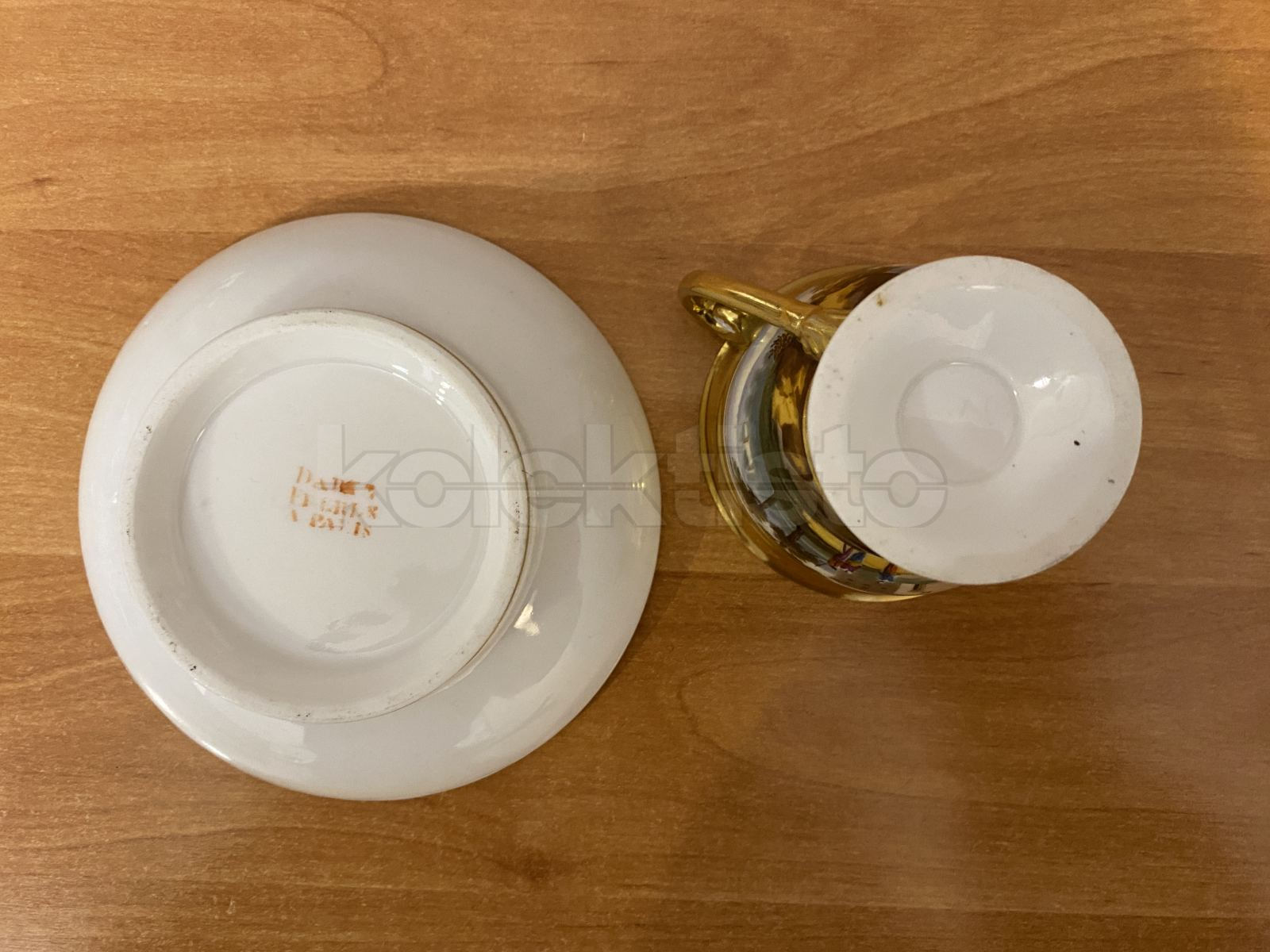 Porcelánový šálek s podšálkem FRANCIE