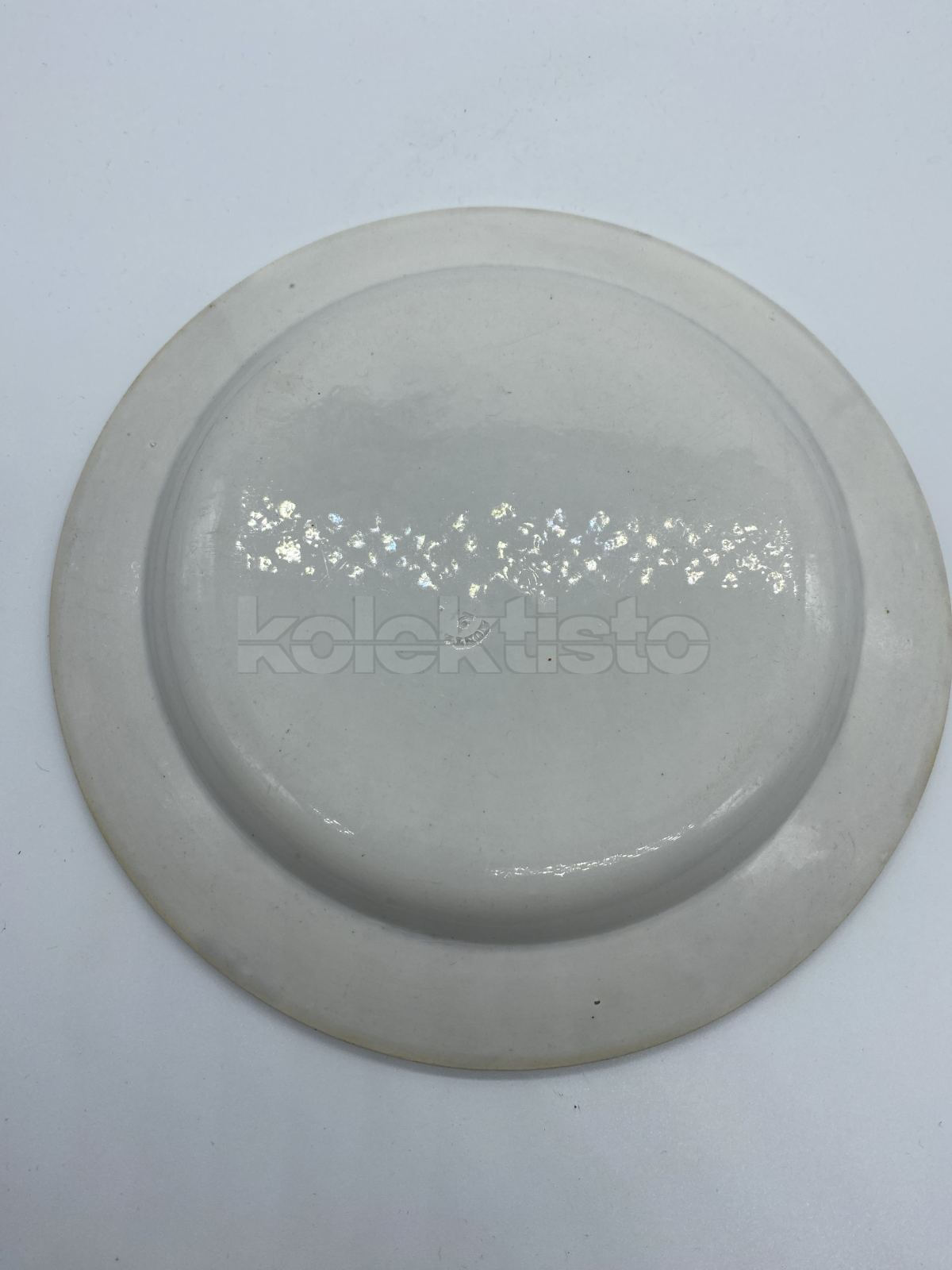 Porcelánový talířek z černotiskem