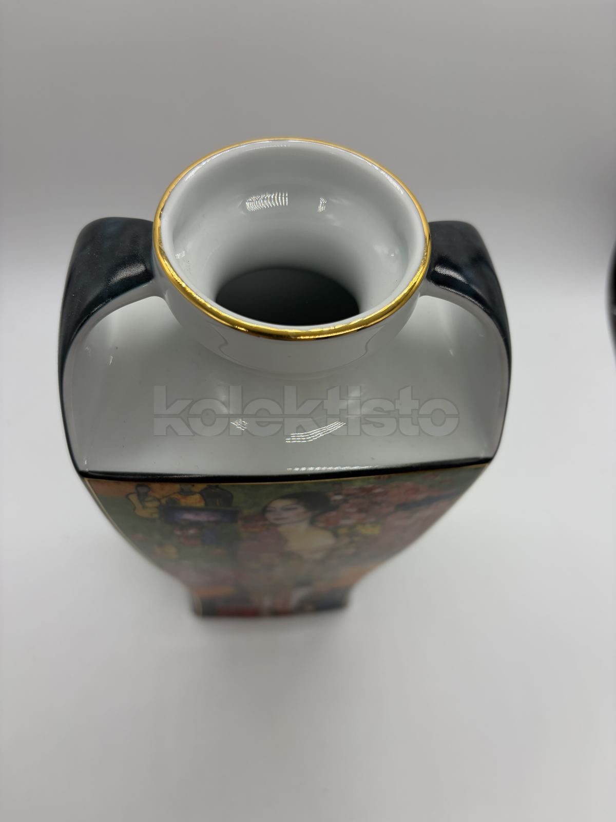 Porcelánová váza s dekorem GUSTAV KLIMT